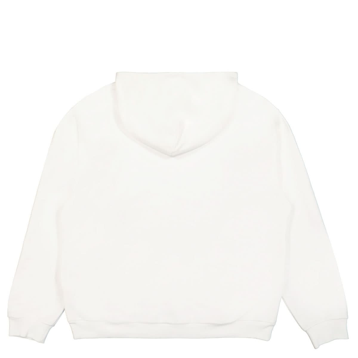 Marni Hooded Sweatshirt With Print White Detail view 2 | Gate