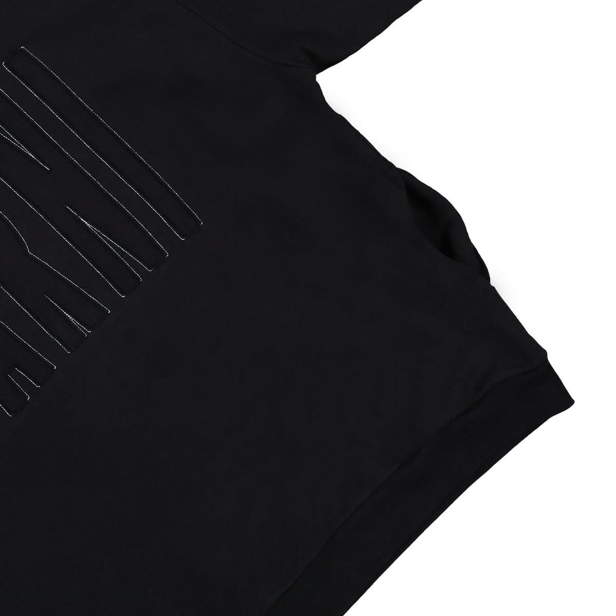 Marni Embroidered Logo Hooded Sweatshirt Black Detail view 4 | Gate