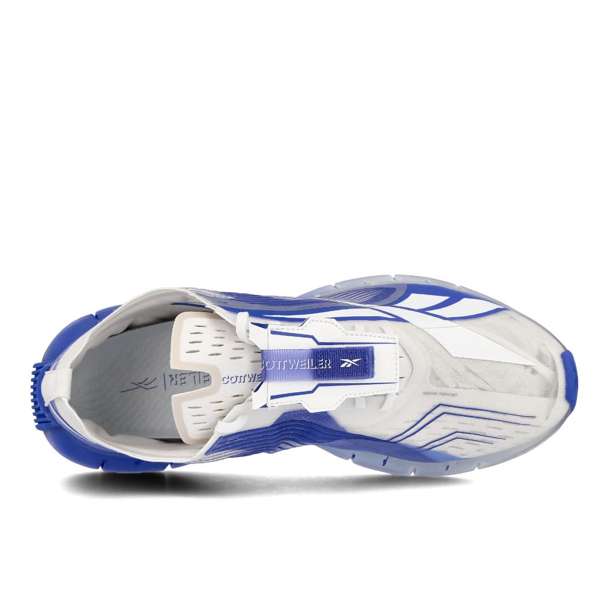 Reebok ZIG 3D Storm Grey,White,Blue Sneaker Detail view 5 | Gate