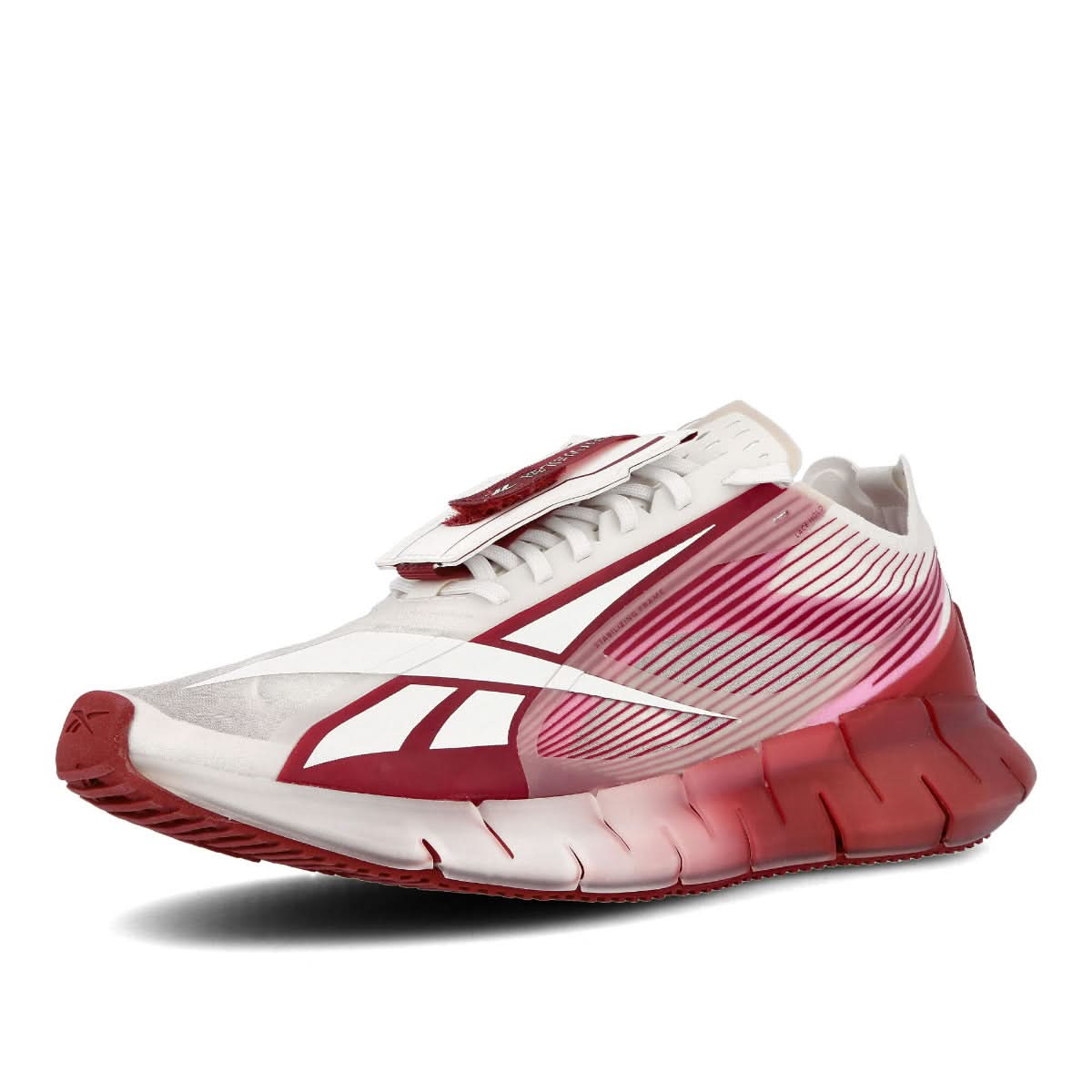 Reebok ZIG 3D Storm Grey,White,Red Sneaker Detail view 4 | Gate