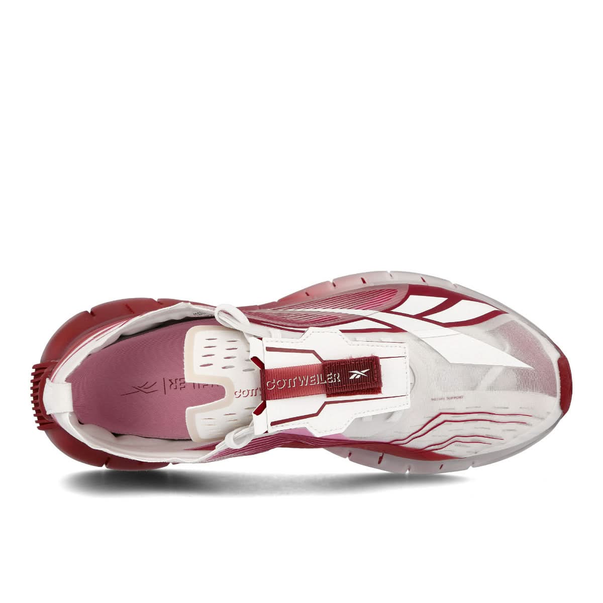 Reebok ZIG 3D Storm Grey,White,Red Sneaker Detail view 5 | Gate