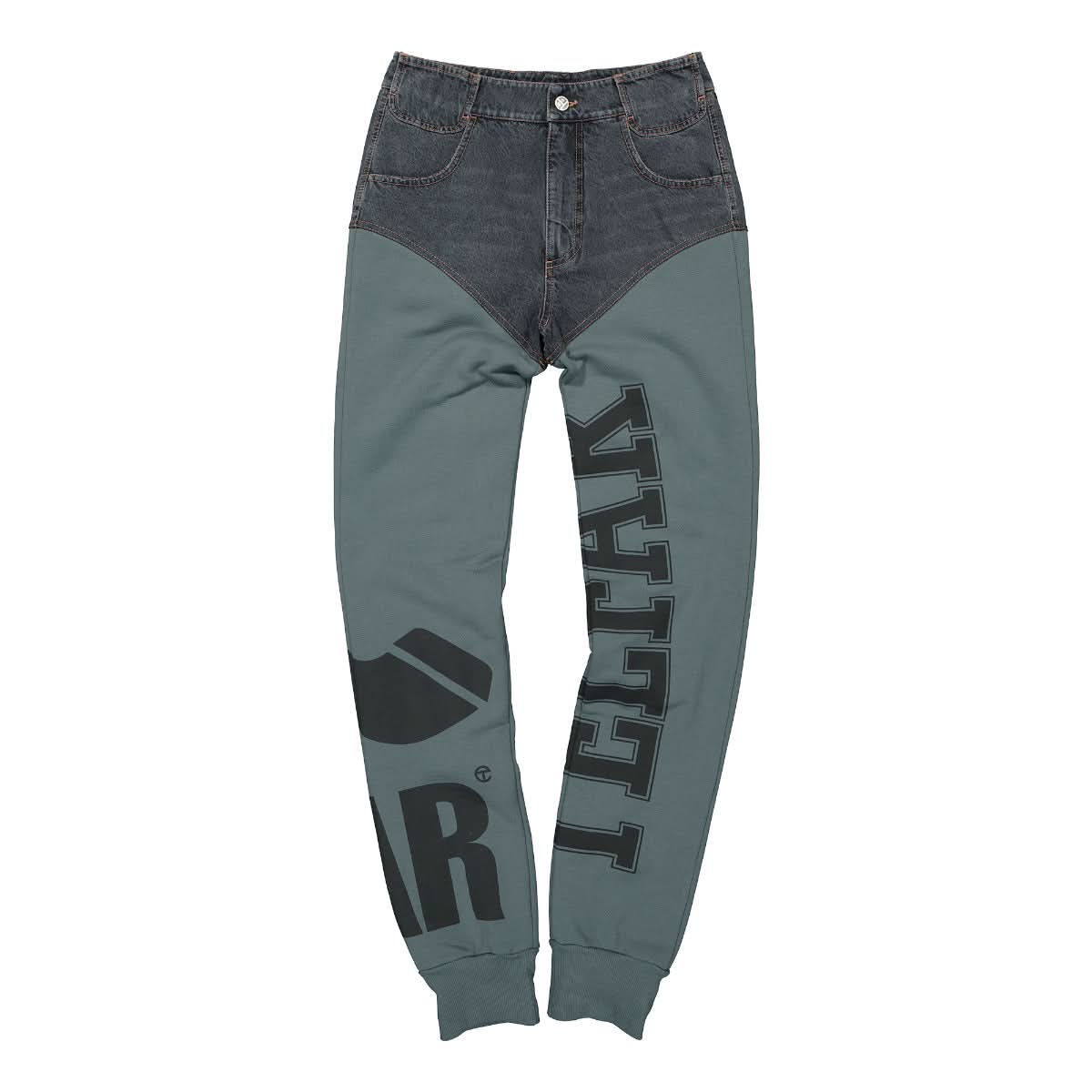 Telfar Jean Sweatpant Black Detail view 1 | Gate