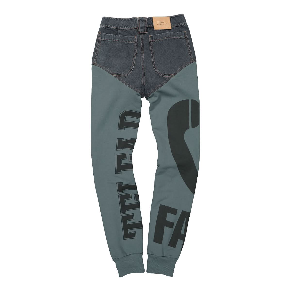 Telfar Jean Sweatpant Black Detail view 2 | Gate
