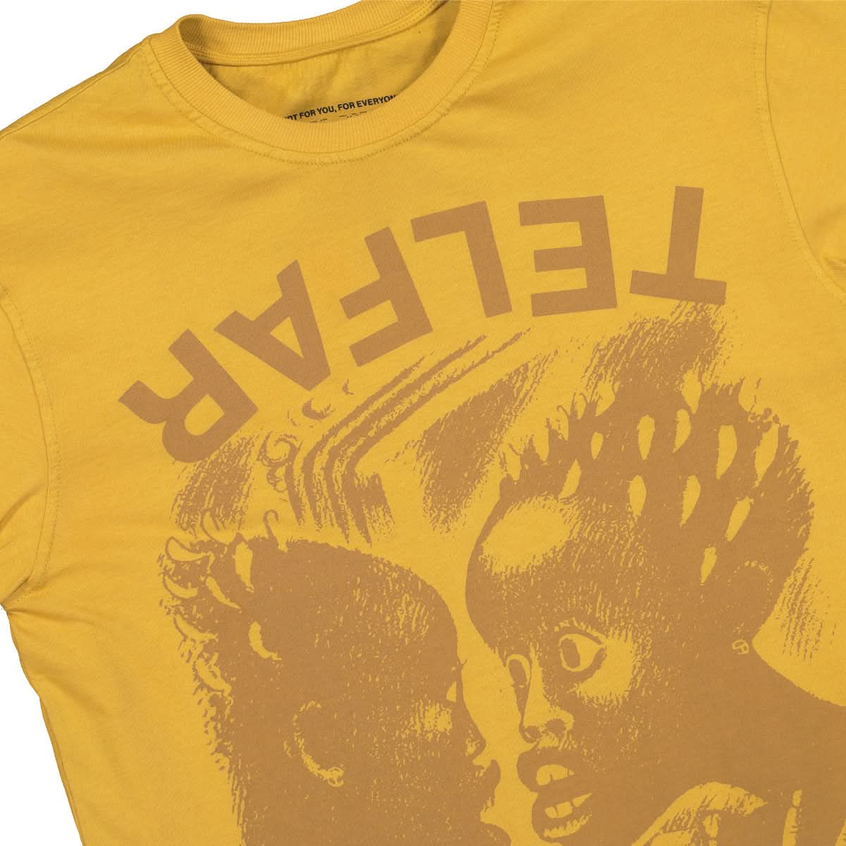 Telfar The Bomb Longsleeve T-Shirt Yellow Detail view 3 | Gate