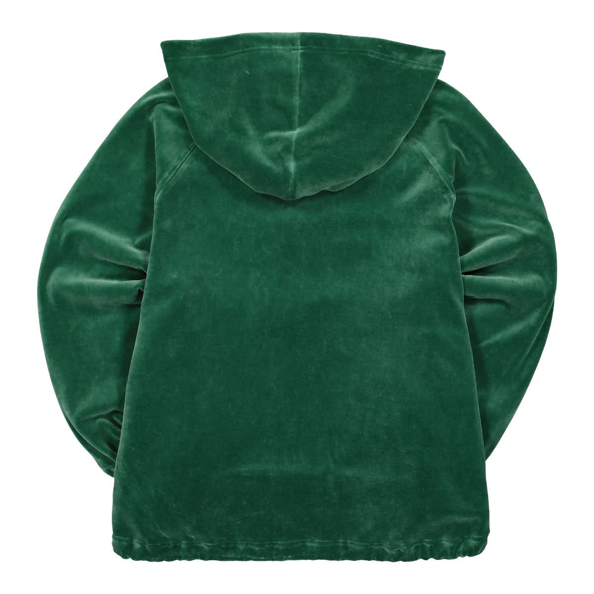 Telfar Velour Peasant Track Jacket Green Detail view 2 | Gate
