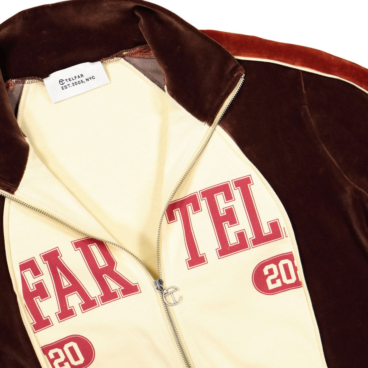 Telfar Velour Track Jacket  Detail view 3 | Gate