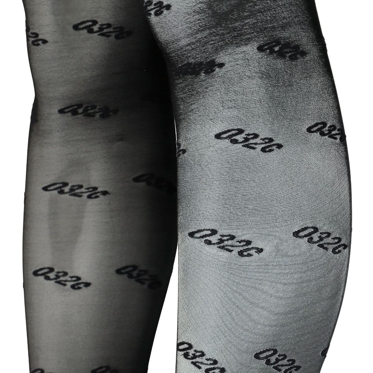 032c Logo Stockings Black Detail view 3 | Gate