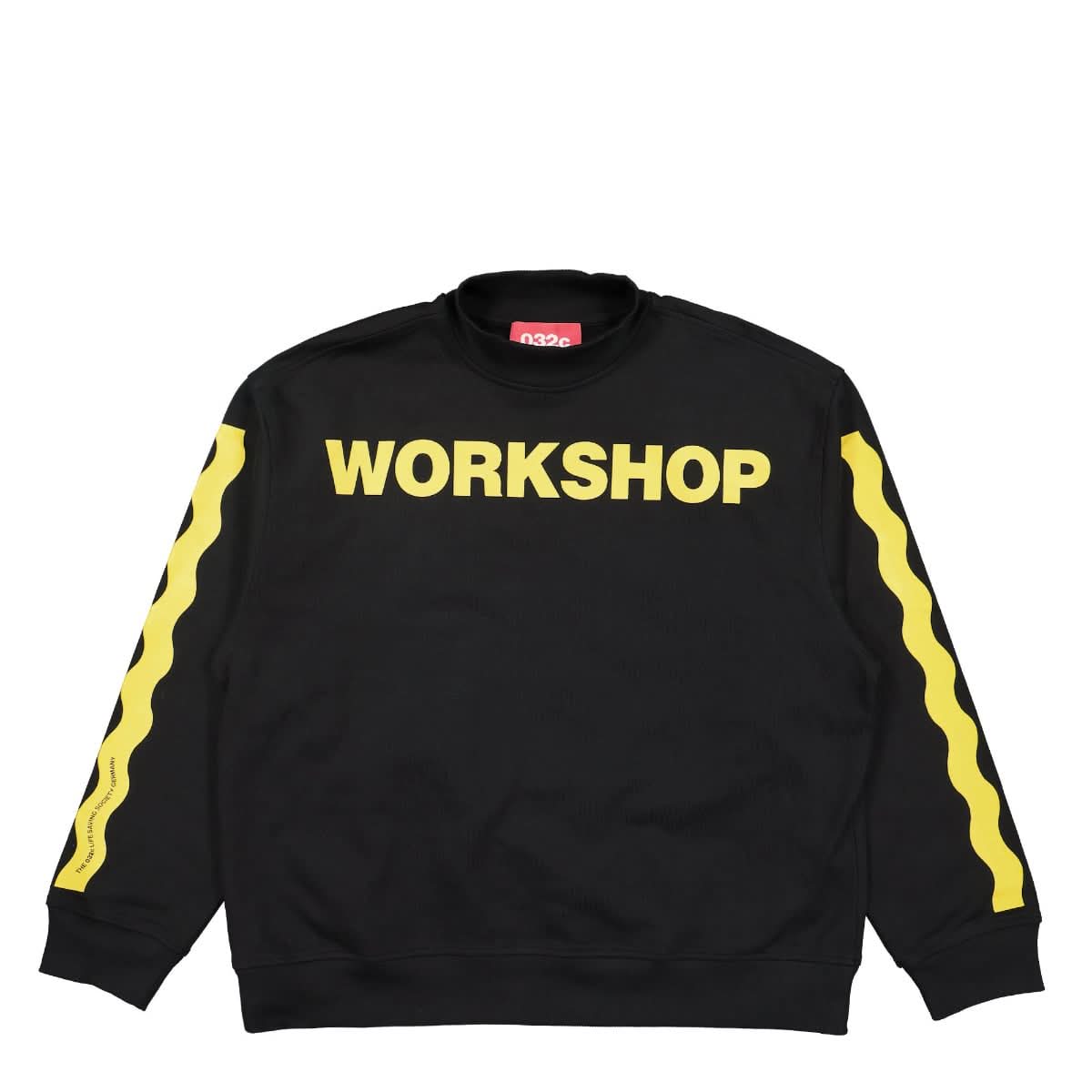 032c Dazzle Mockneck Sweatshirt Black Detail view 1 | Gate