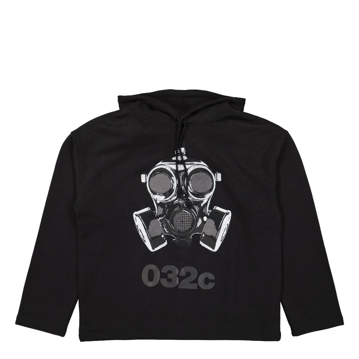 032c Oversized Mask Hoodie Black Detail view 1 | Gate