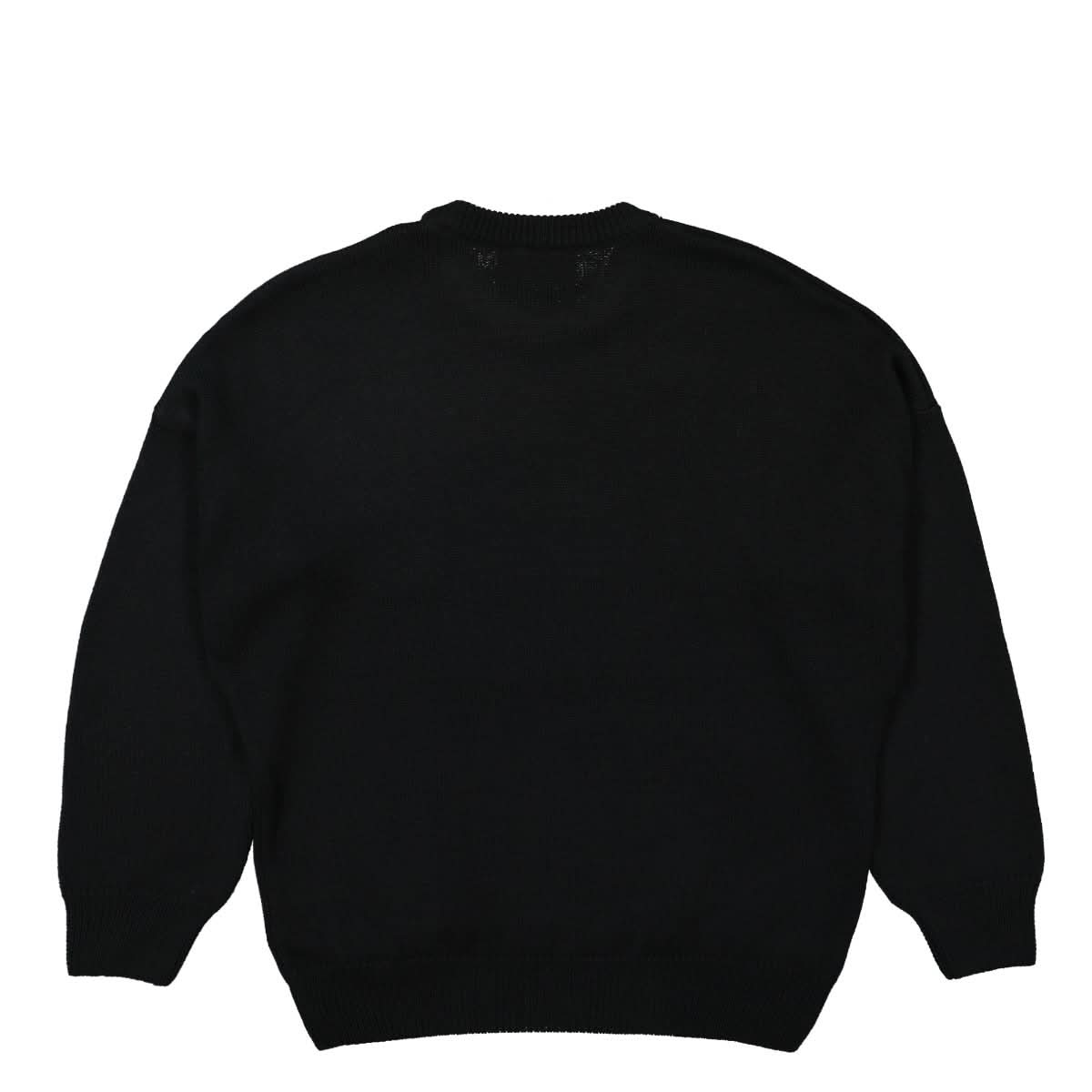 032c Fuzzy 'Selfie' Pullover Black Detail view 2 | Gate