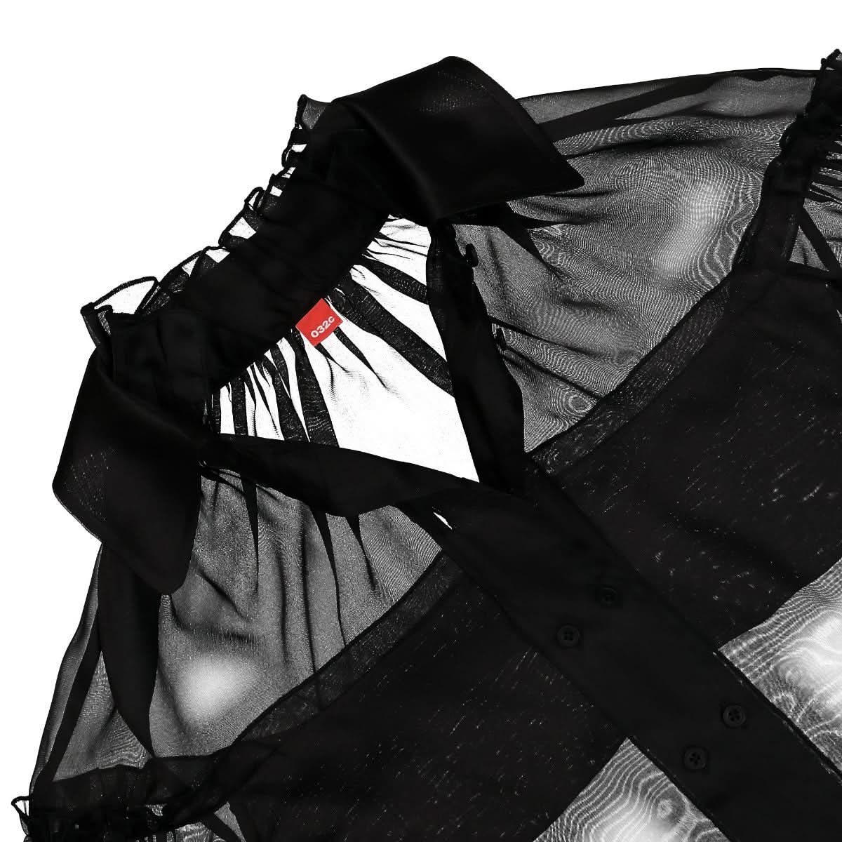 032c Widow´s Blouse Black Detail view 5 | Gate