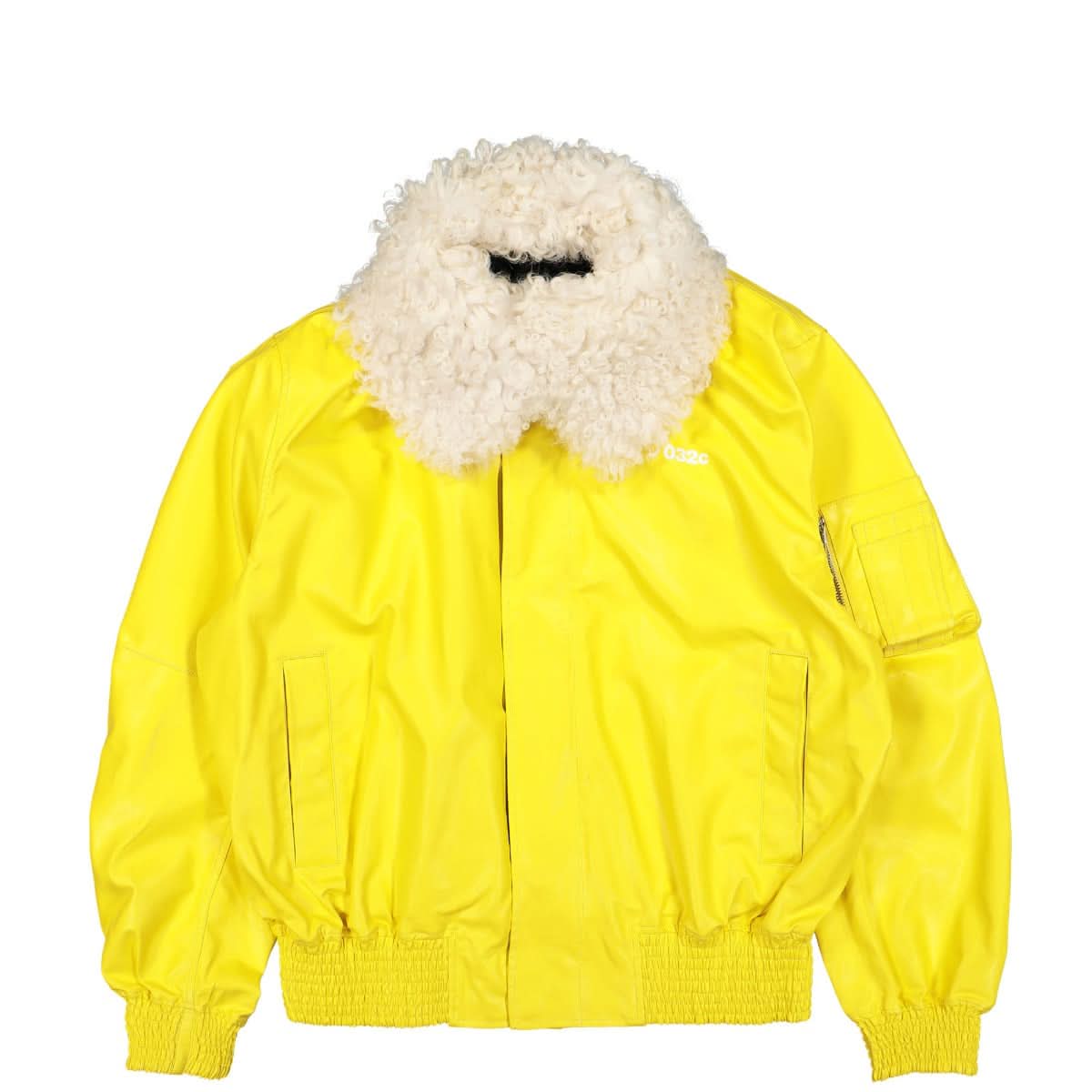 032c Tempest Bomber Jacket Yellow Detail view 1 | Gate