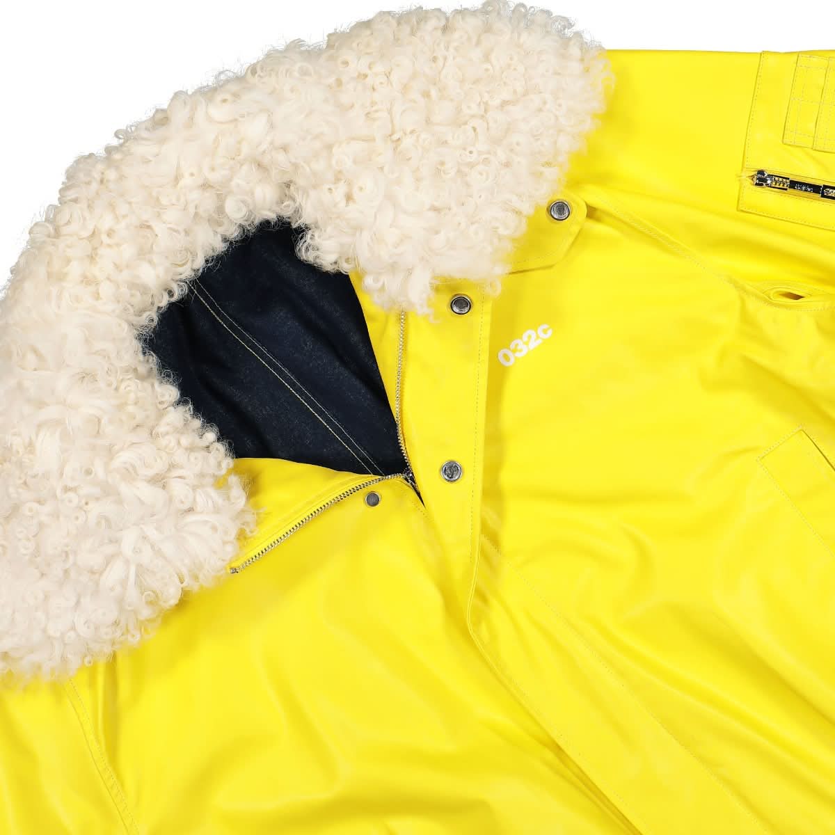 032c Tempest Bomber Jacket Yellow Detail view 3 | Gate