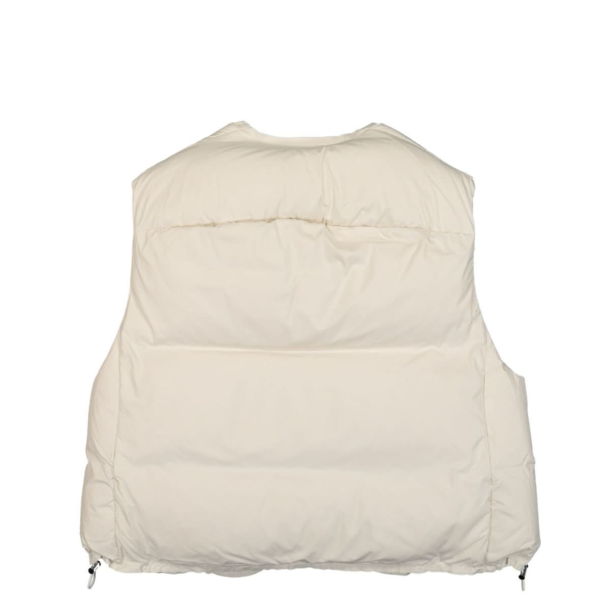 032c The Ultimate Puffer Vest Beige,White Detail view 1 | Gate