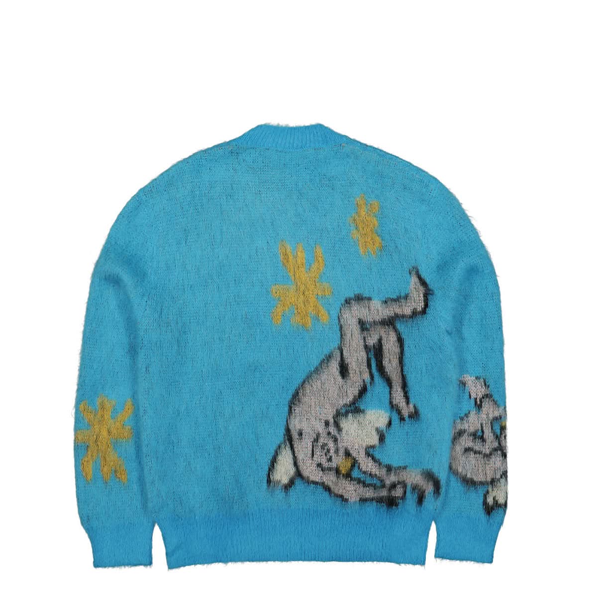 Marni Roundneck Sweater Blue Detail view 2 | Gate