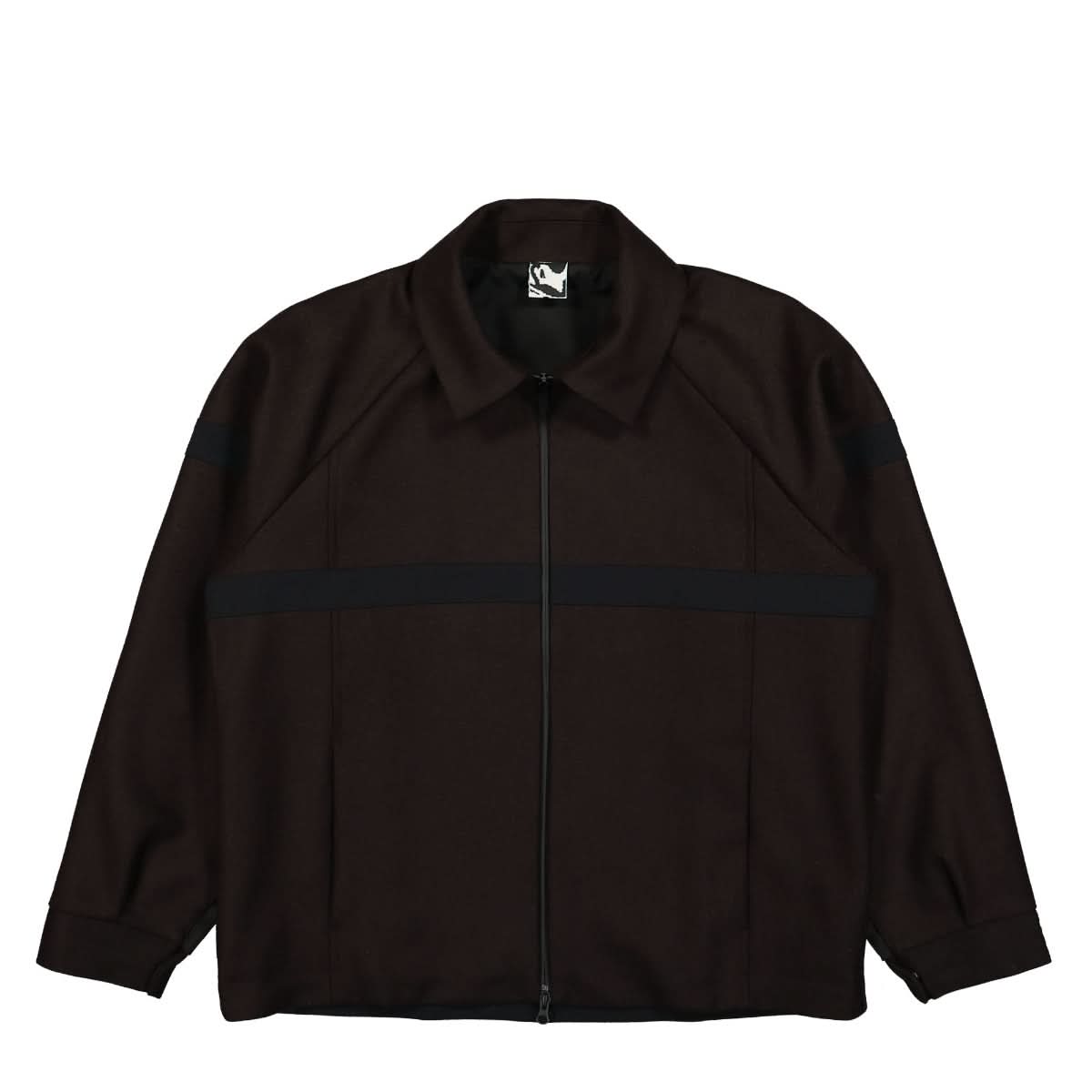 GR10K Salomon Panno Raglan Jacket Brown Detail view 1 | Gate