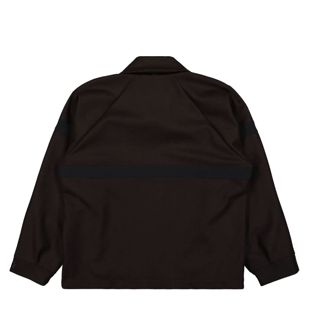 GR10K Salomon Panno Raglan Jacket Brown Detail view 1 | Gate