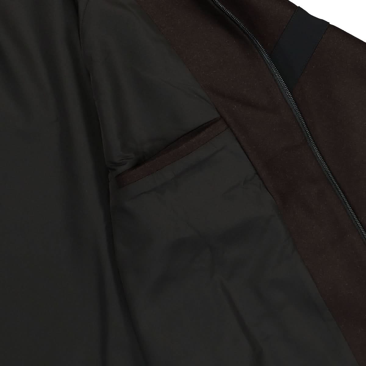 GR10K Salomon Panno Raglan Jacket Brown Detail view 5 | Gate