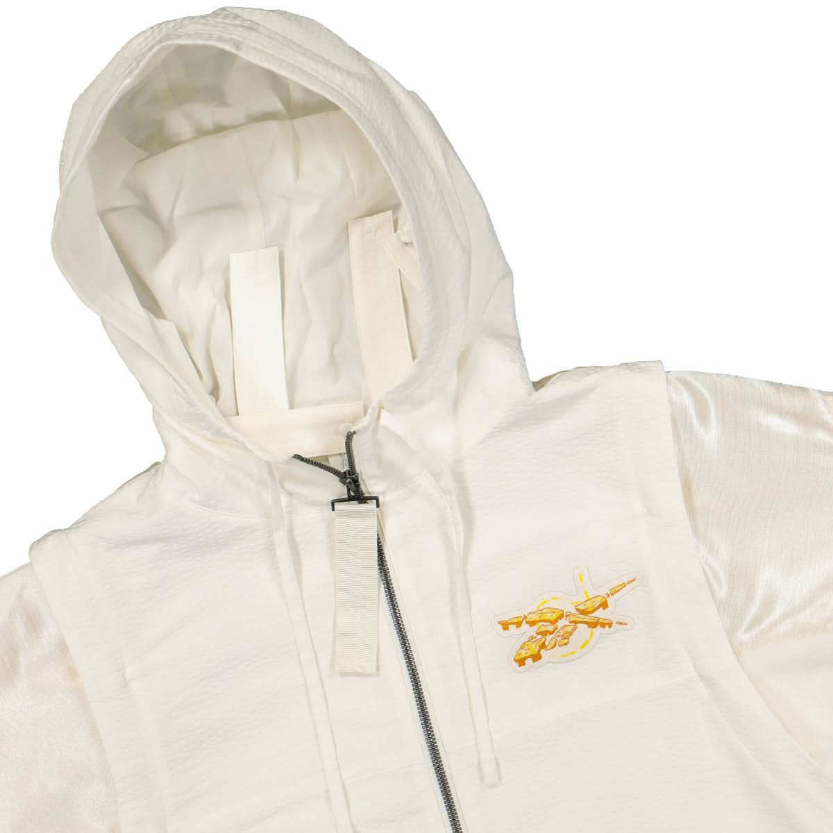Reebok R&C Convertible Jacket Beige Detail view 4 | Gate