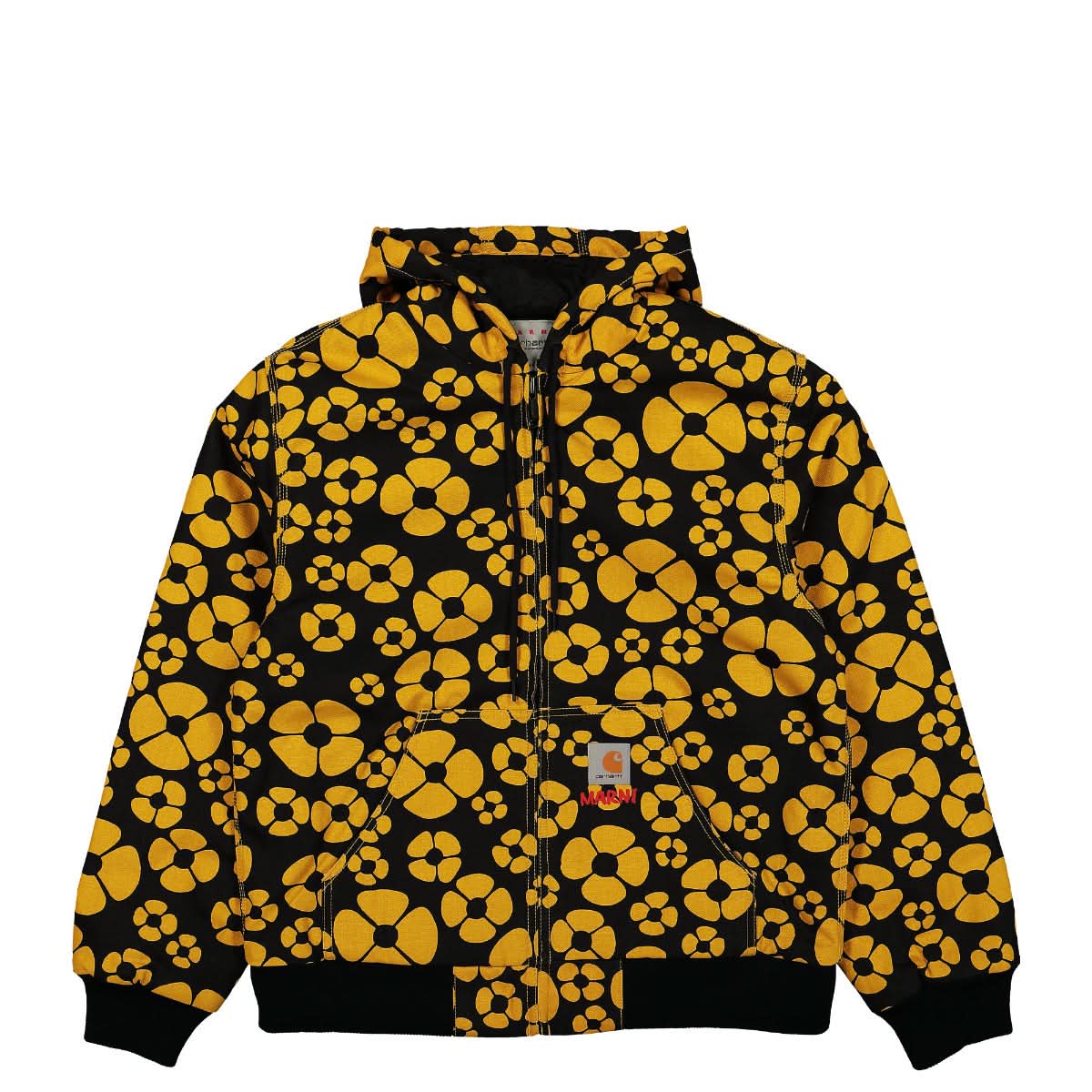 Marni Active Jacket Black,Yellow Detail view 1 | Gate
