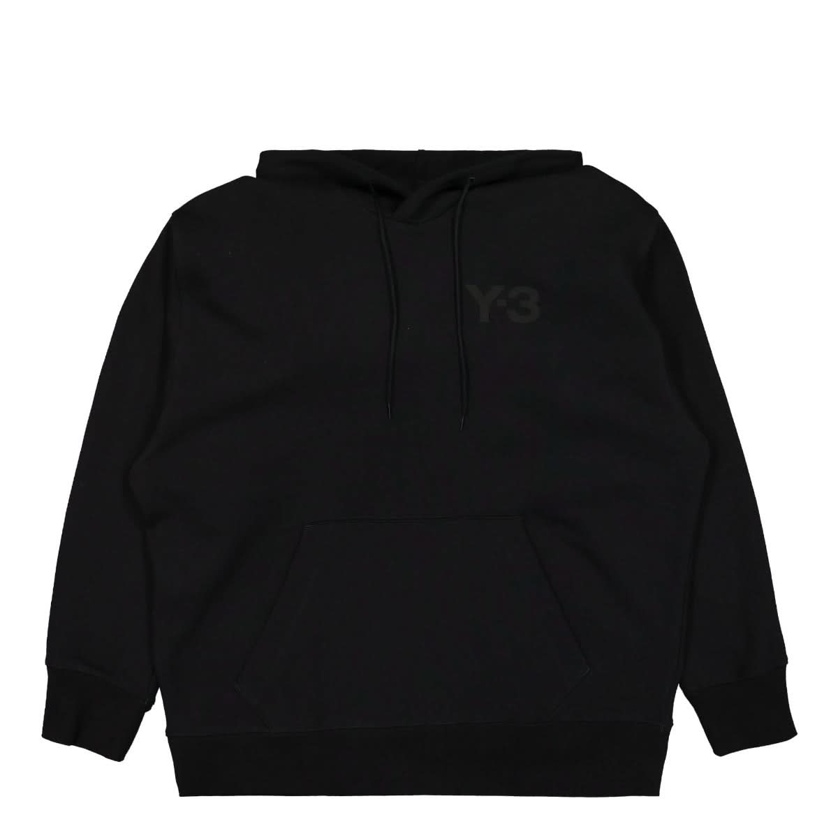 Y-3 Classic Chest Logo Hoodie Black Detail view 1 | Gate