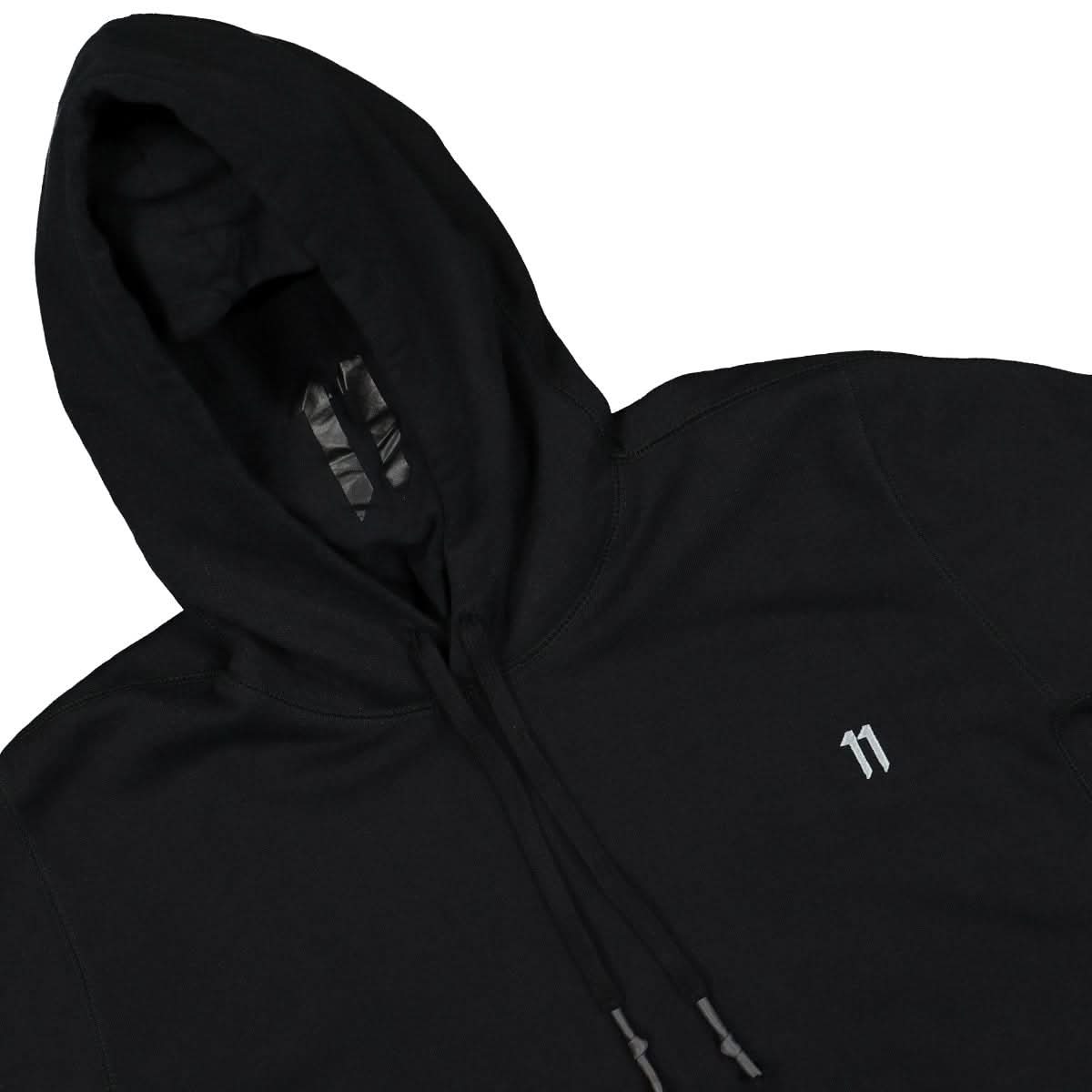 11 By Boris Bidjan Saberi Hoodie Black Detail view 3 | Gate