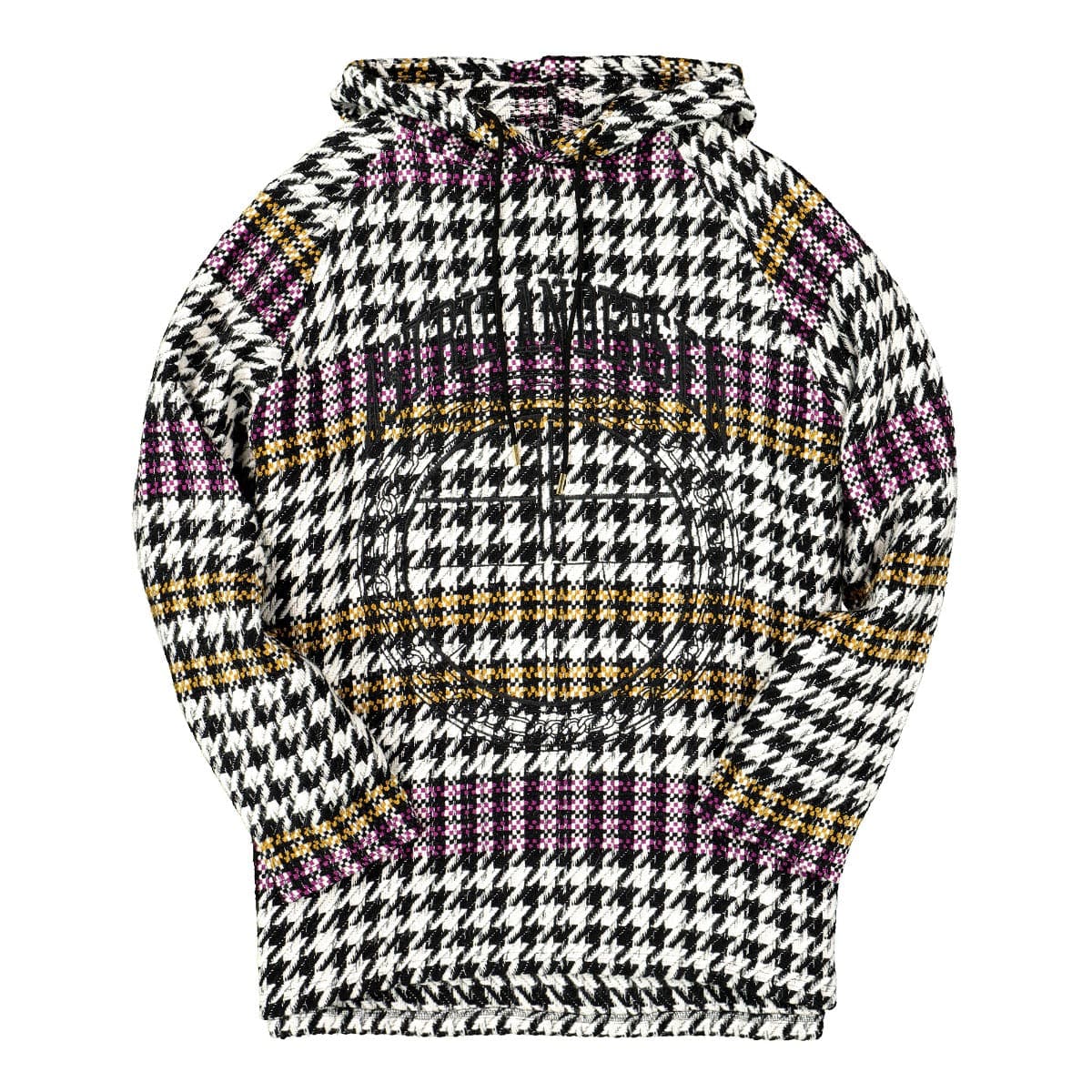 Astrid Andersen Classic Hoodie Tweed Black,White Detail view 1 | Gate