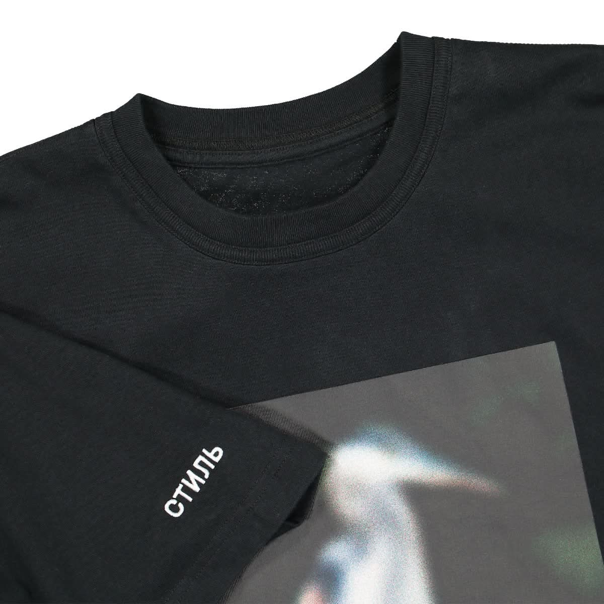 Heron Preston SS Tee OS Light Censored Heron Black Detail view 3 | Gate