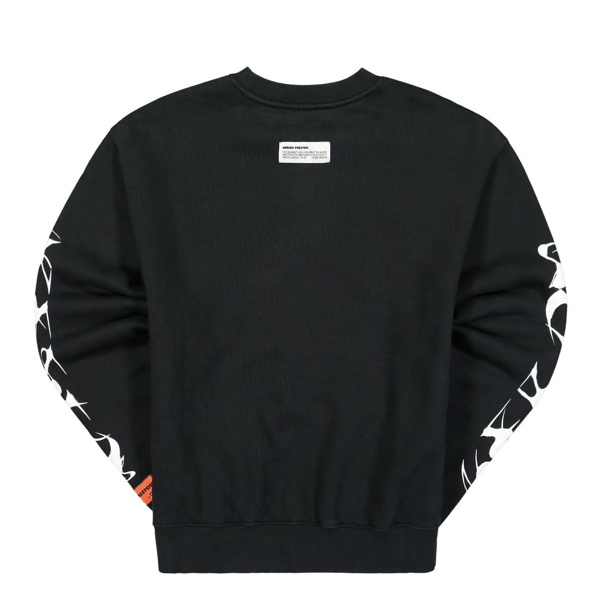 Heron Preston Crewneck HP Brush Black Detail view 2 | Gate