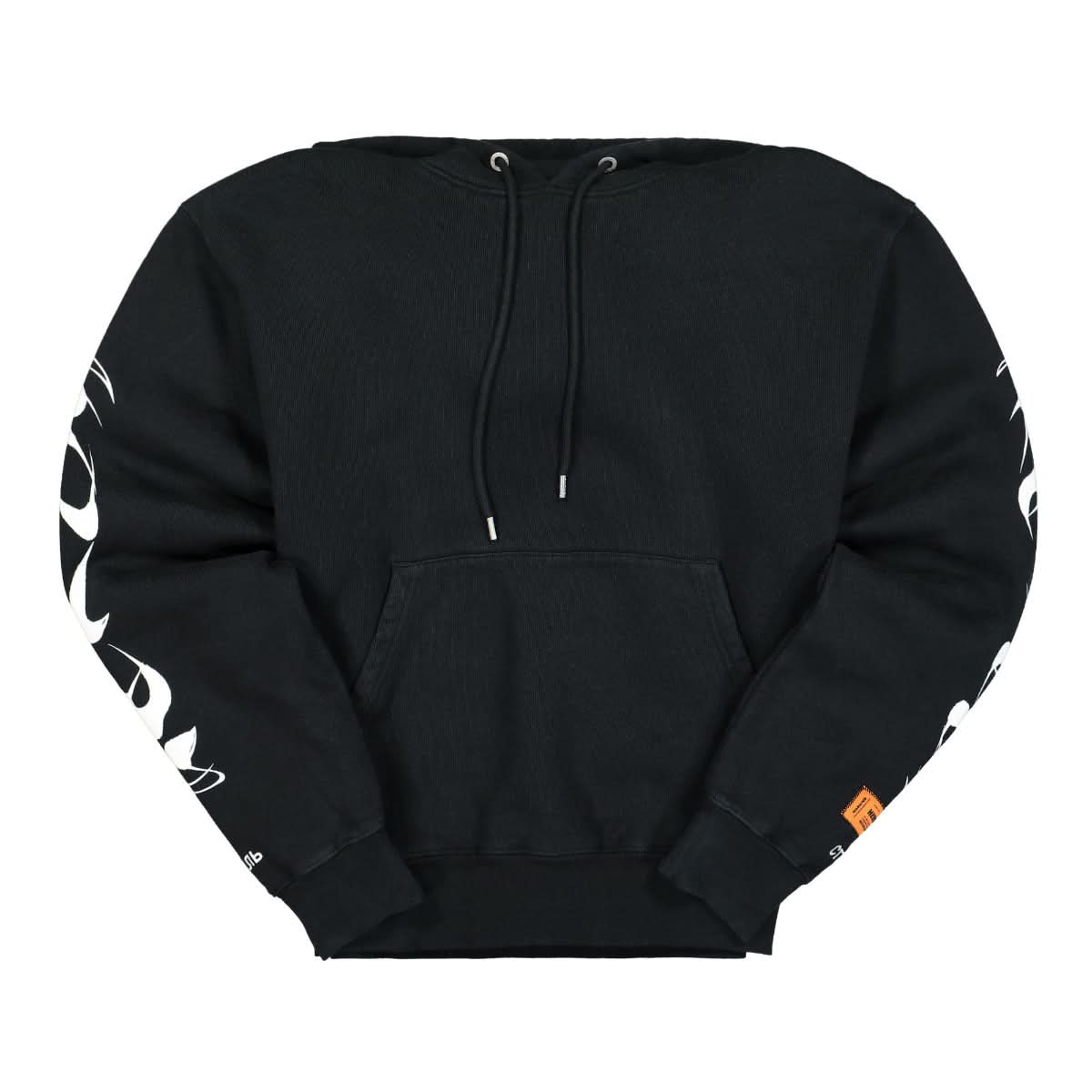 Heron Preston Hoodie HP Brush Black,White Detail view 1 | Gate