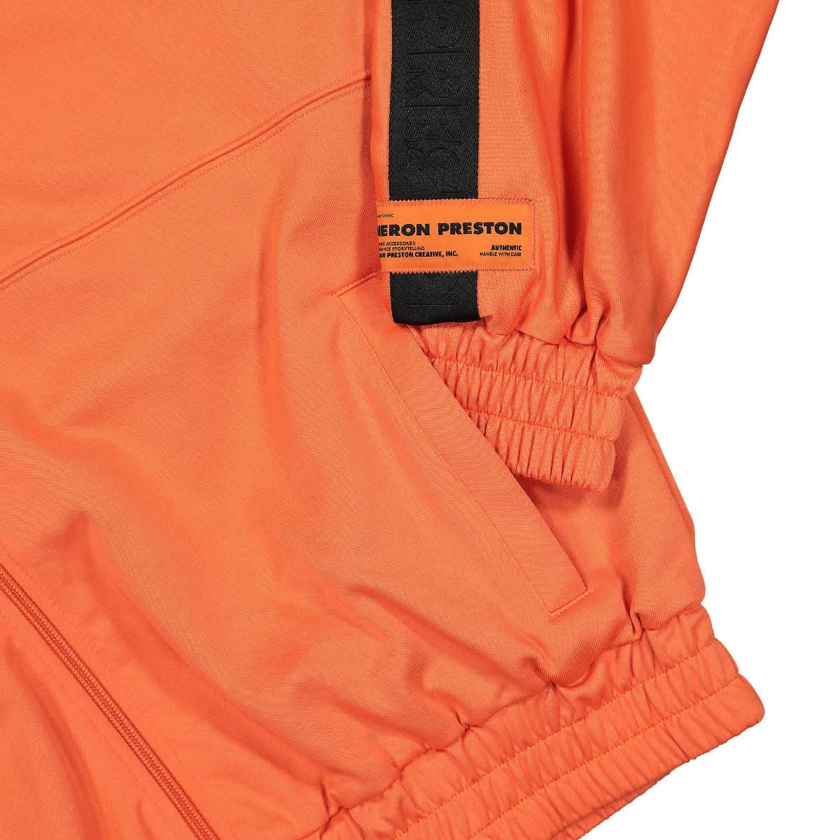 Heron Preston Tracktop Logo Orange Detail view 4 | Gate