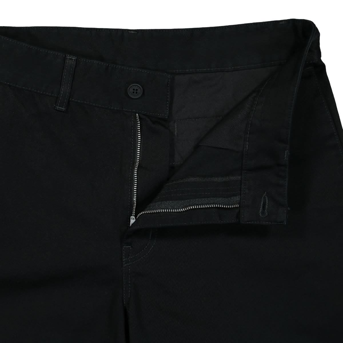 Heron Preston Heron Chino Raw Edge Shorts Black Detail view 4 | Gate