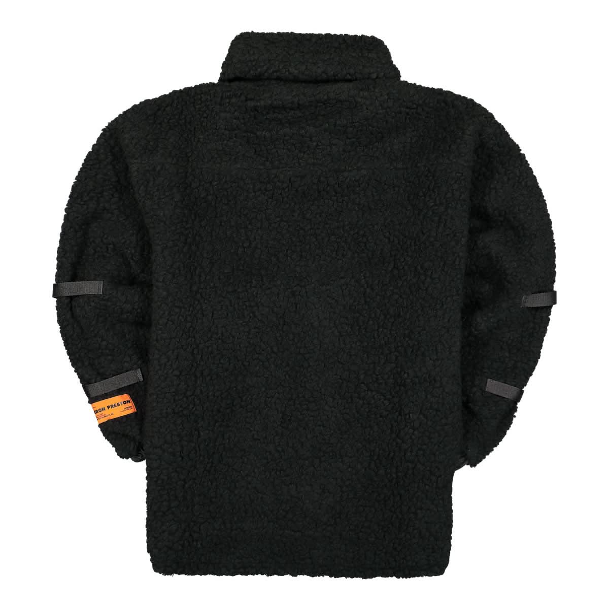 Heron Preston Polar Fleece Jacket Black Detail view 3 | Gate