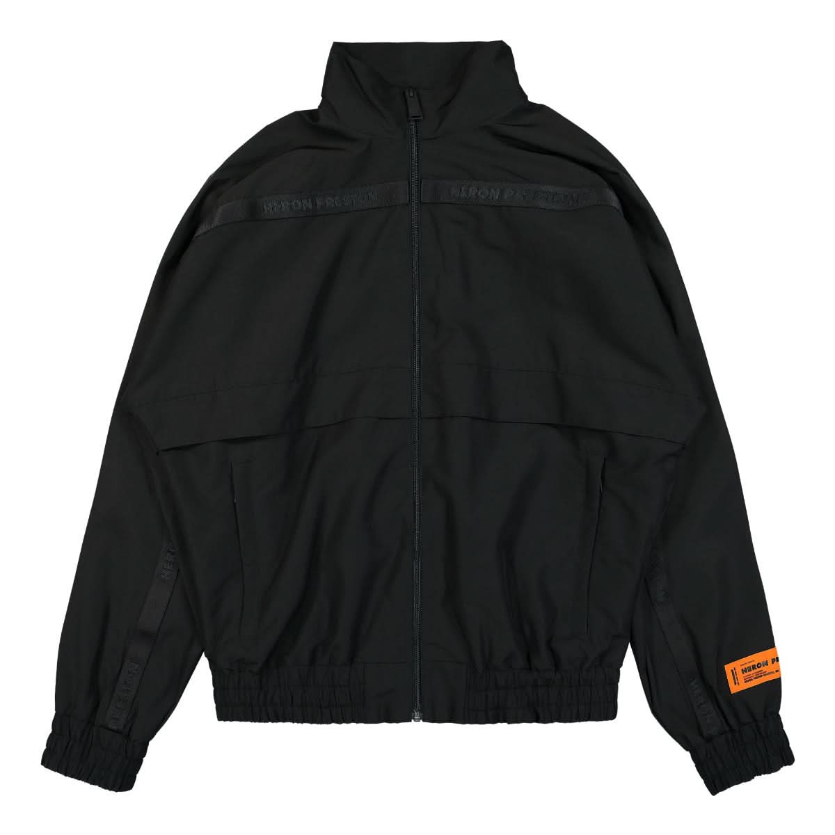 Heron Preston Ex-Ray Logo Tape Windbreaker Black Detail view 1 | Gate