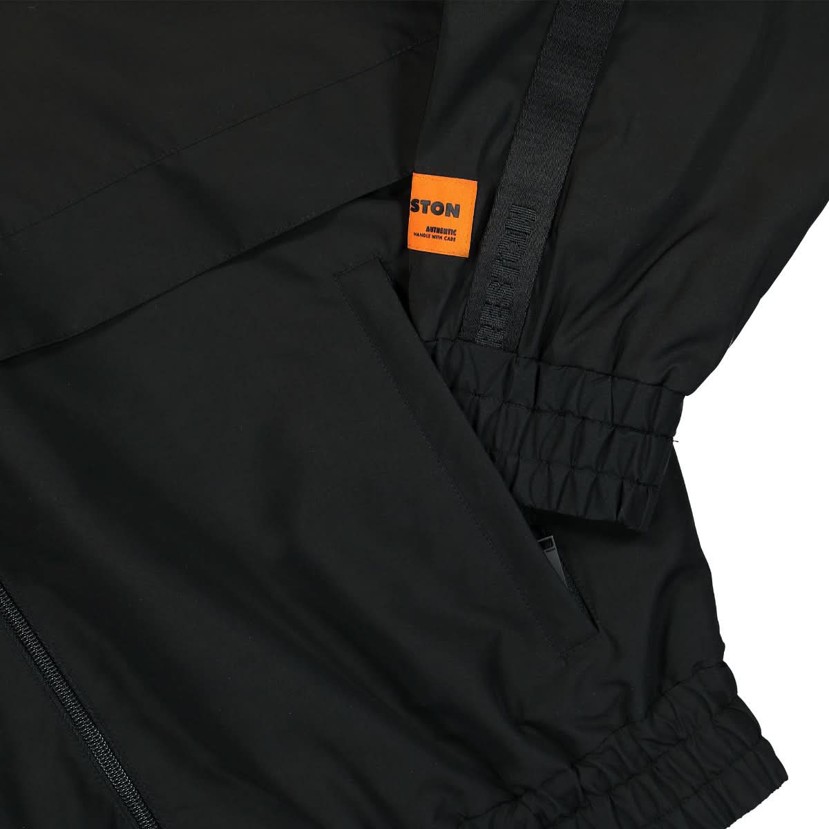 Heron Preston Ex-Ray Logo Tape Windbreaker Black Detail view 4 | Gate