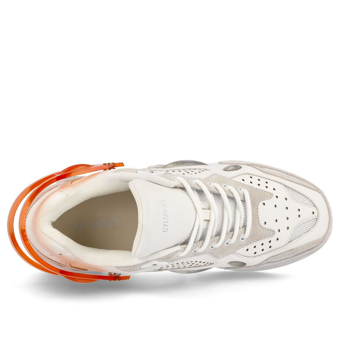 Raf Simons Cylon-21 White Sneaker Detail view 2 | Gate