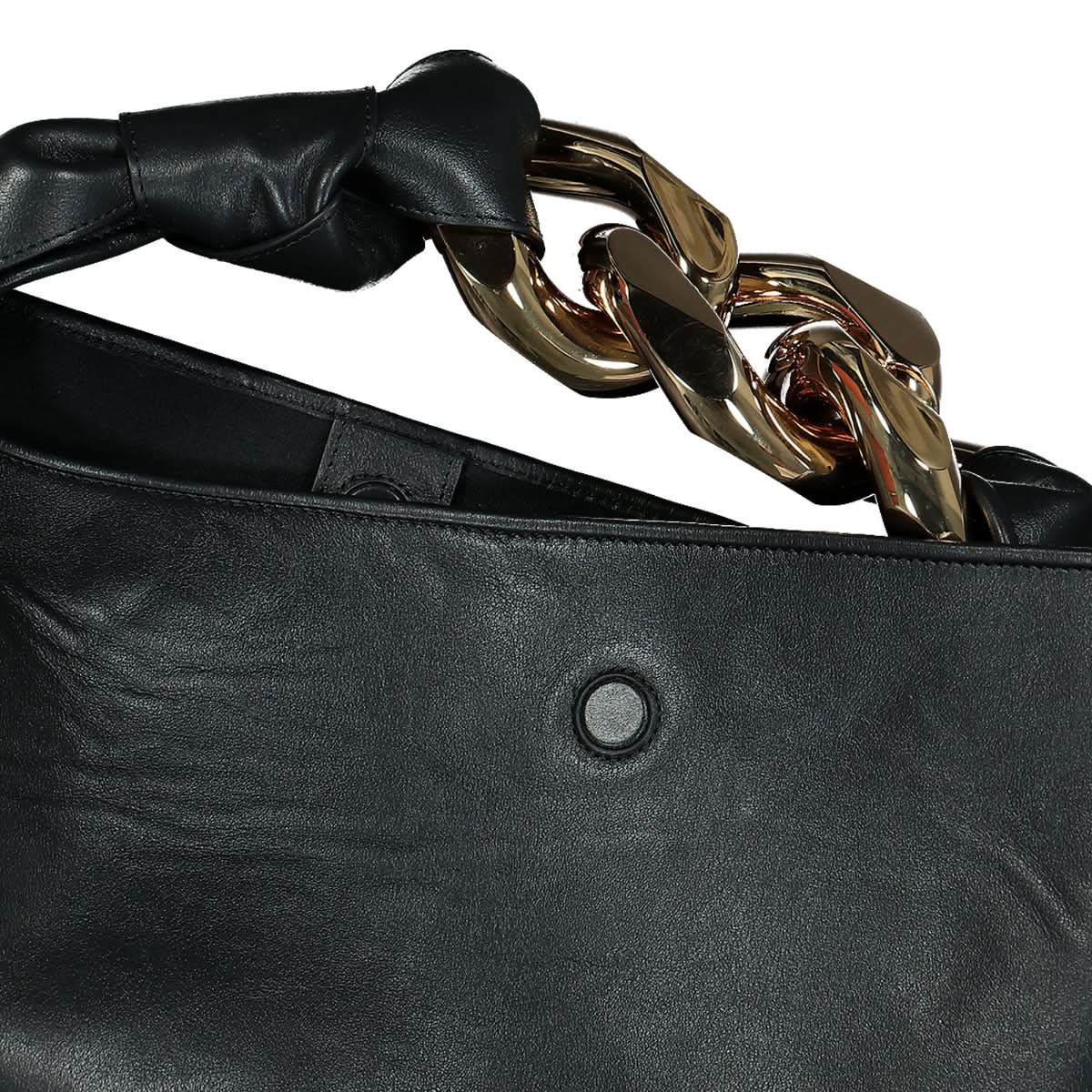 JW Anderson Small Chain Hobo Black Detail view 3 | Gate
