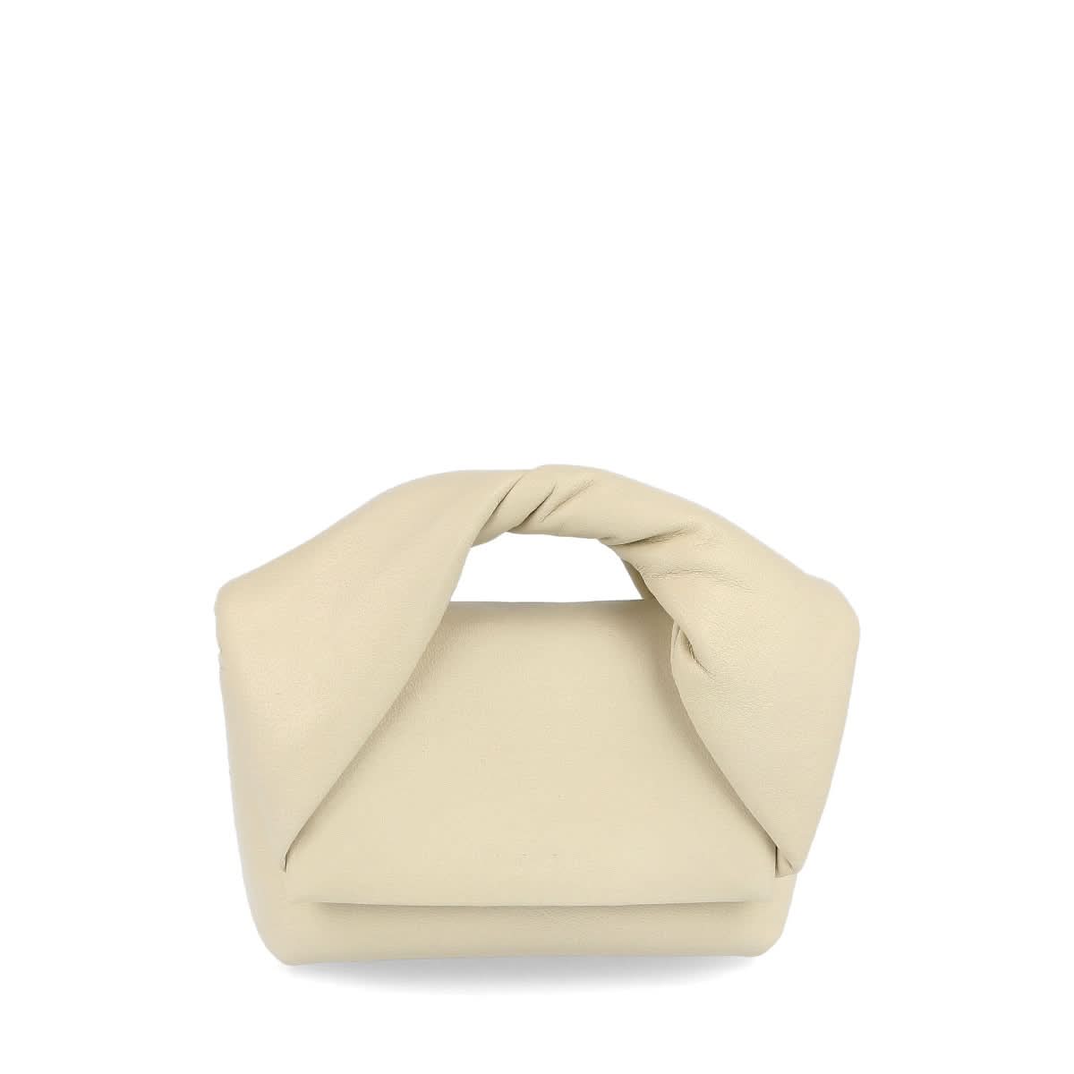 JW Anderson Nano Twister Bag White Detail view 1 | Gate