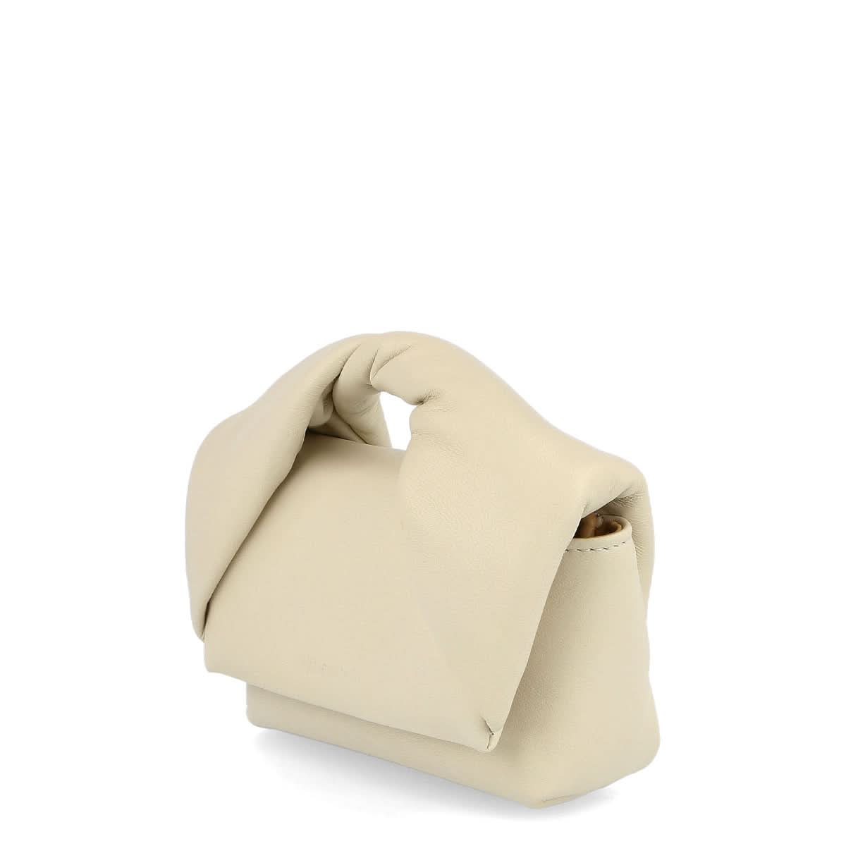 JW Anderson Nano Twister Bag White Detail view 3 | Gate