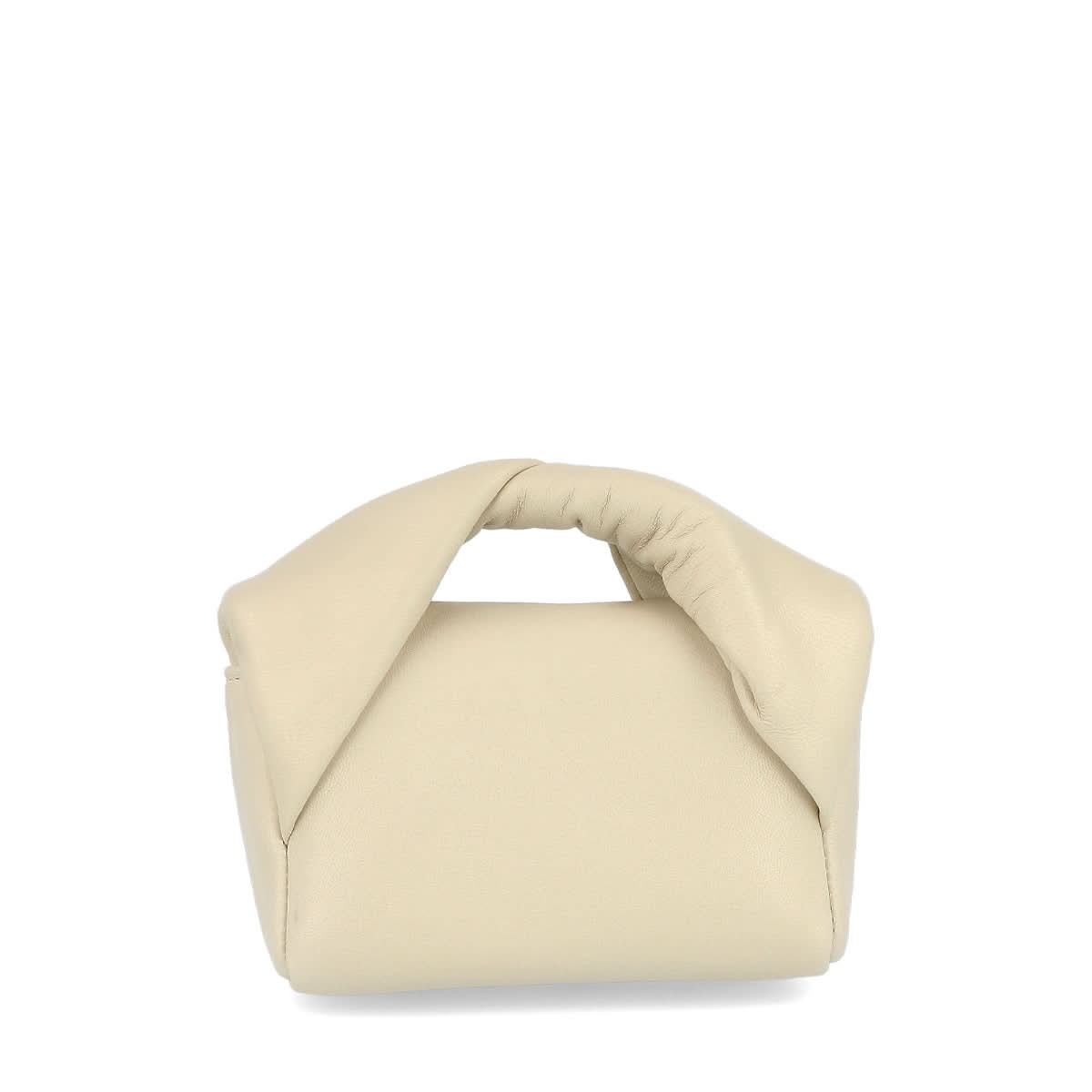 JW Anderson Nano Twister Bag White Detail view 4 | Gate