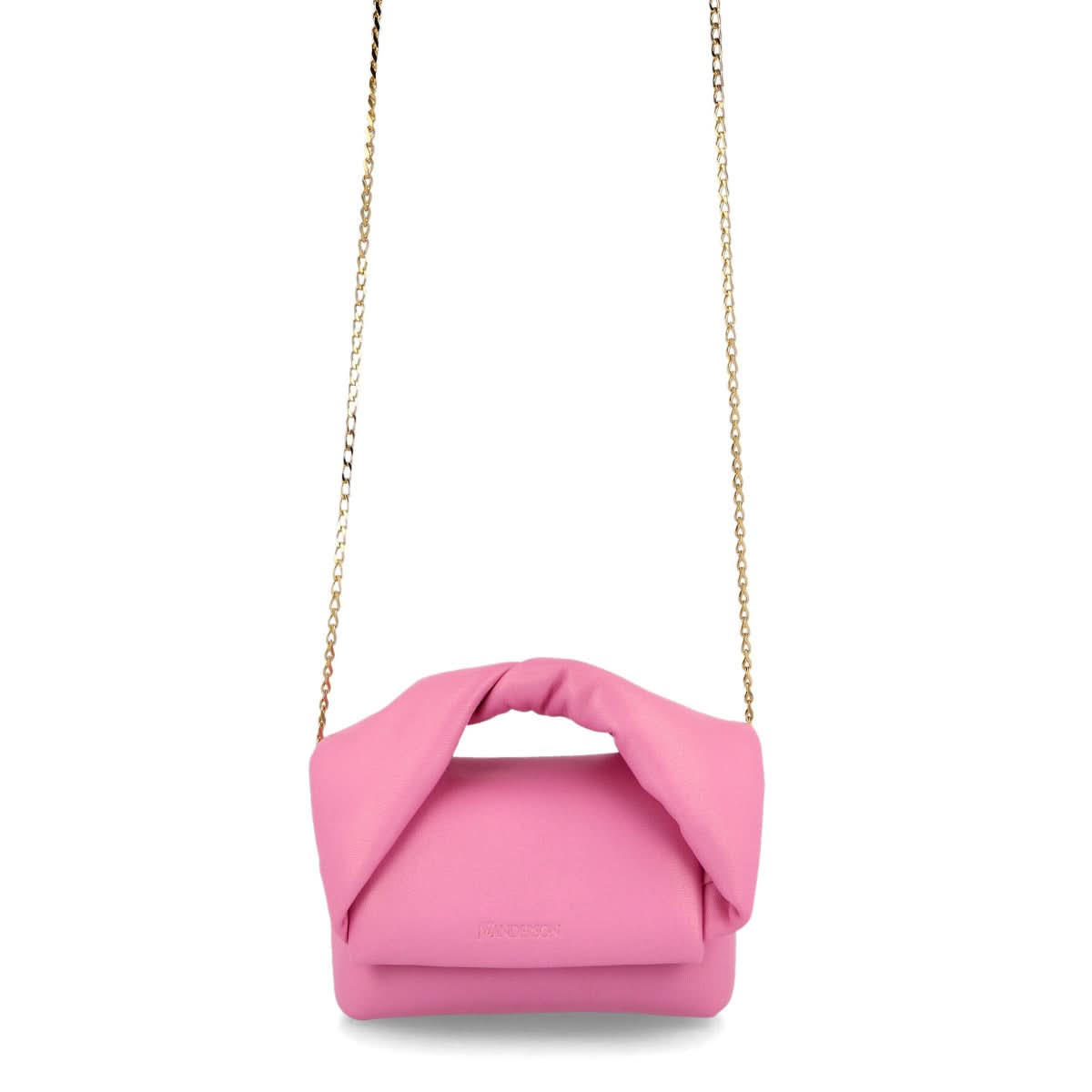 JW Anderson Nano Twister Bag Pink Detail view 1 | Gate