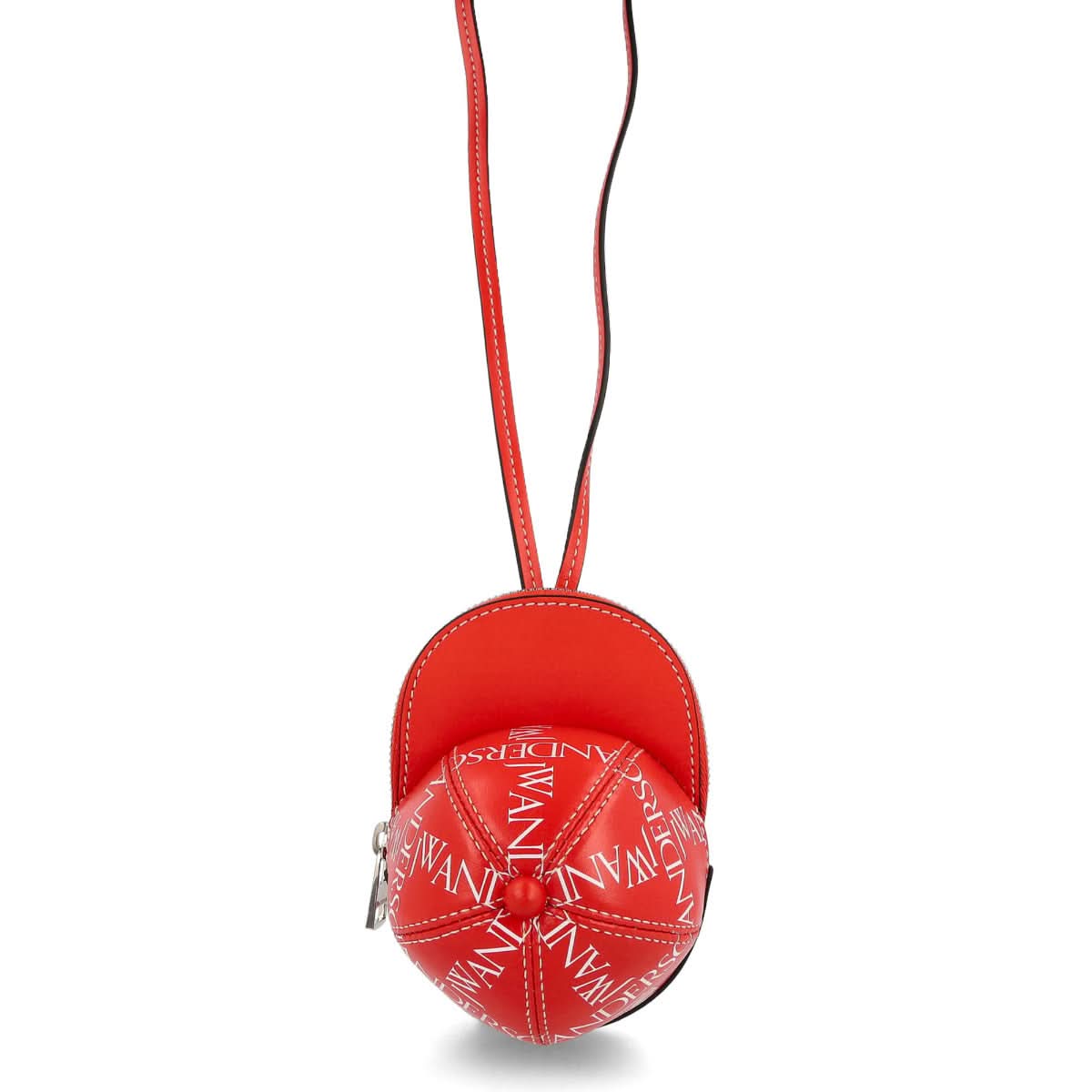 JW Anderson Nano Cap Bag Red Detail view 2 | Gate