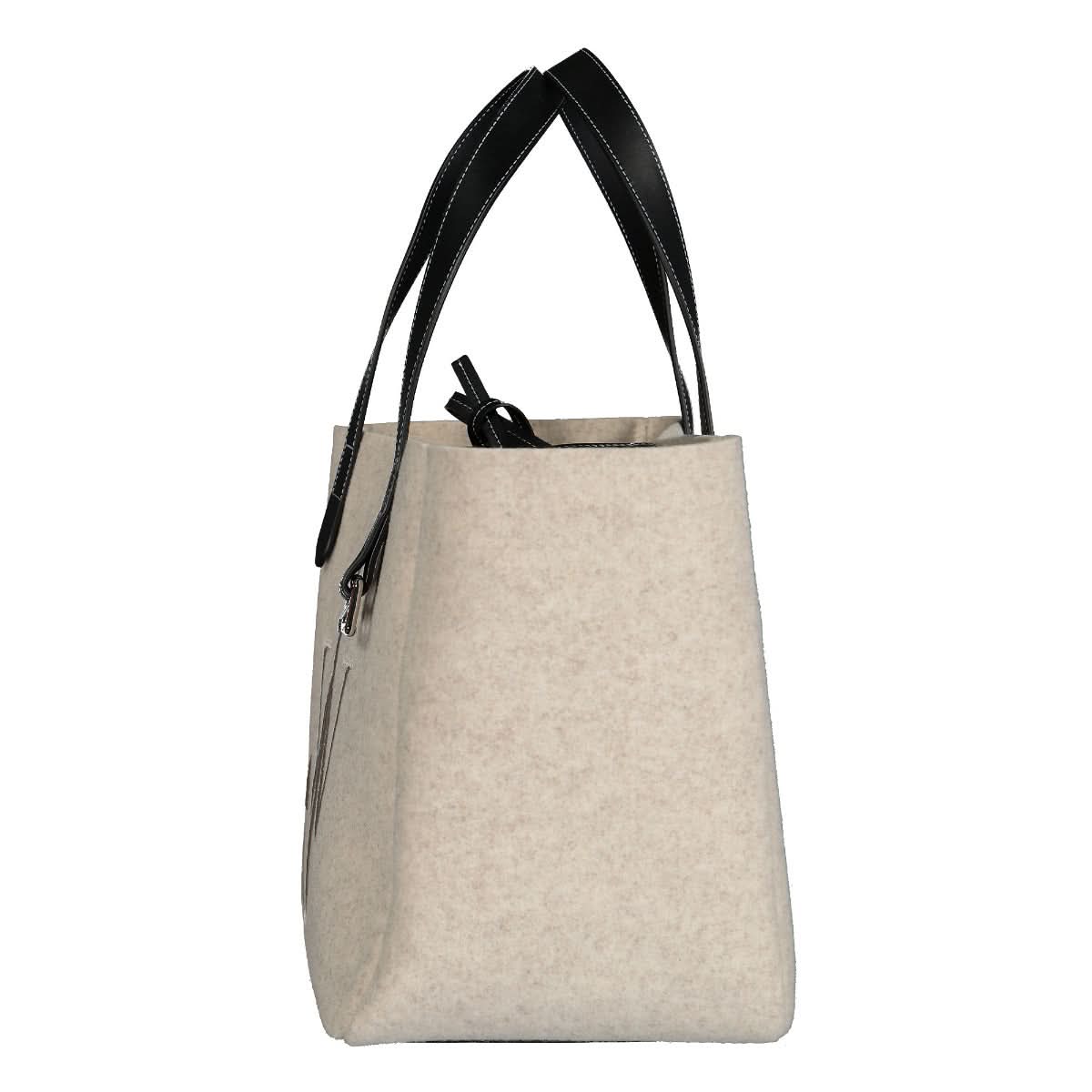 JW Anderson Belt Tote Beige Detail view 3 | Gate