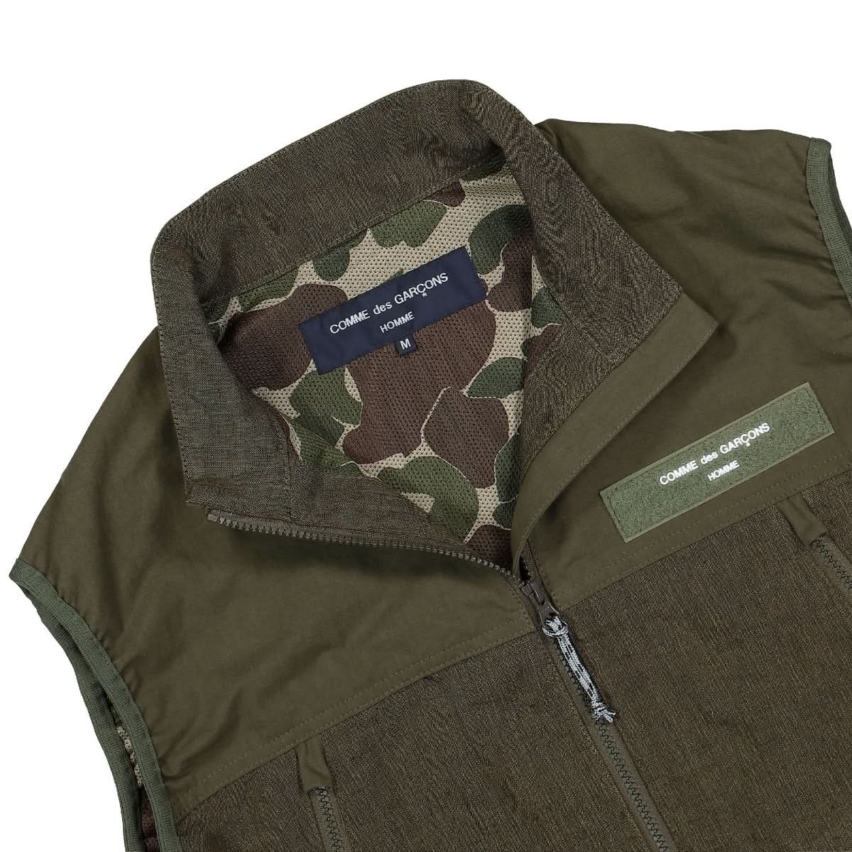 Comme des Garçons Homme Vest Green Detail view 3 | Gate