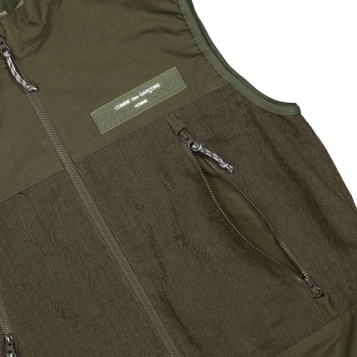 Comme des Garçons Homme Vest Green Detail view 4 | Gate