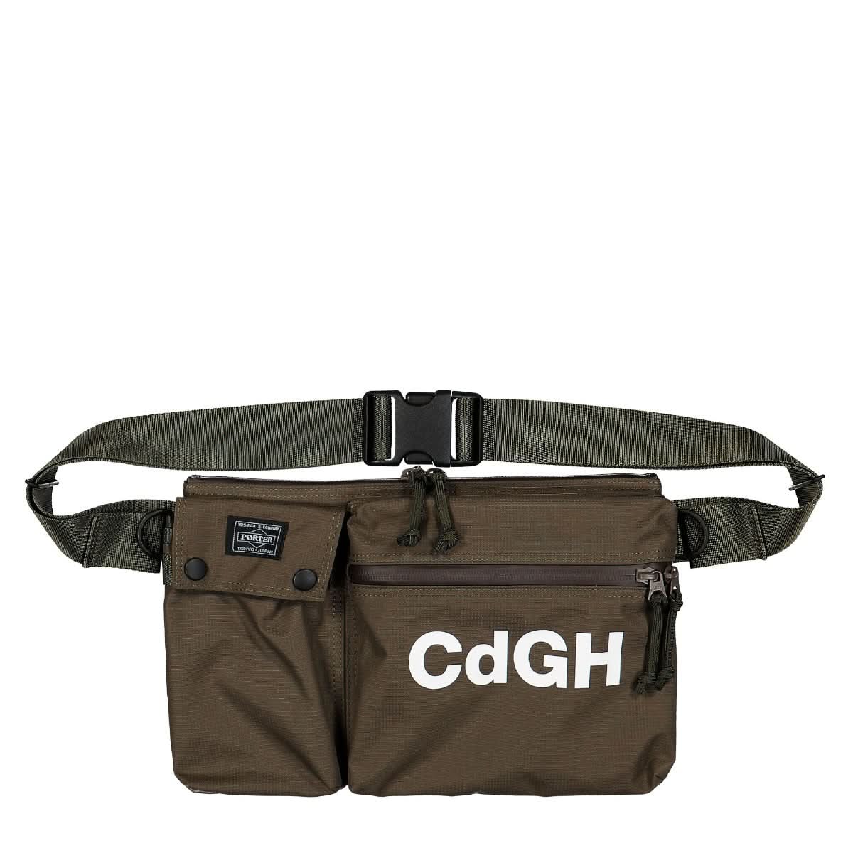 Porter-Yoshida & Co. Ripstop Crossbody Bag Brown Detail view 1 | Gate