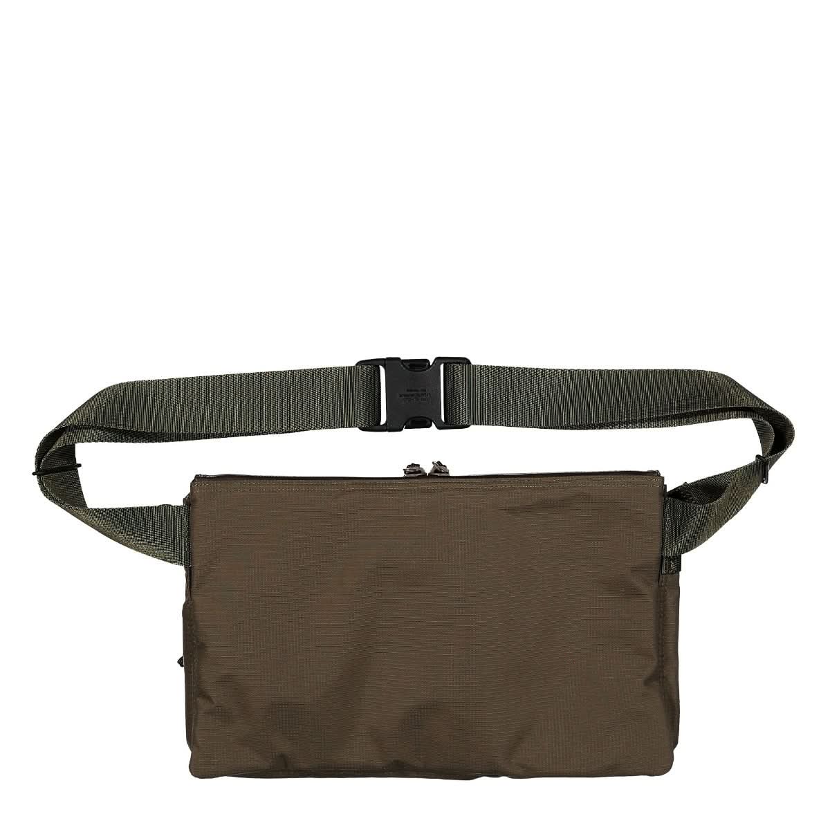 Porter-Yoshida & Co. Ripstop Crossbody Bag Brown Detail view 2 | Gate