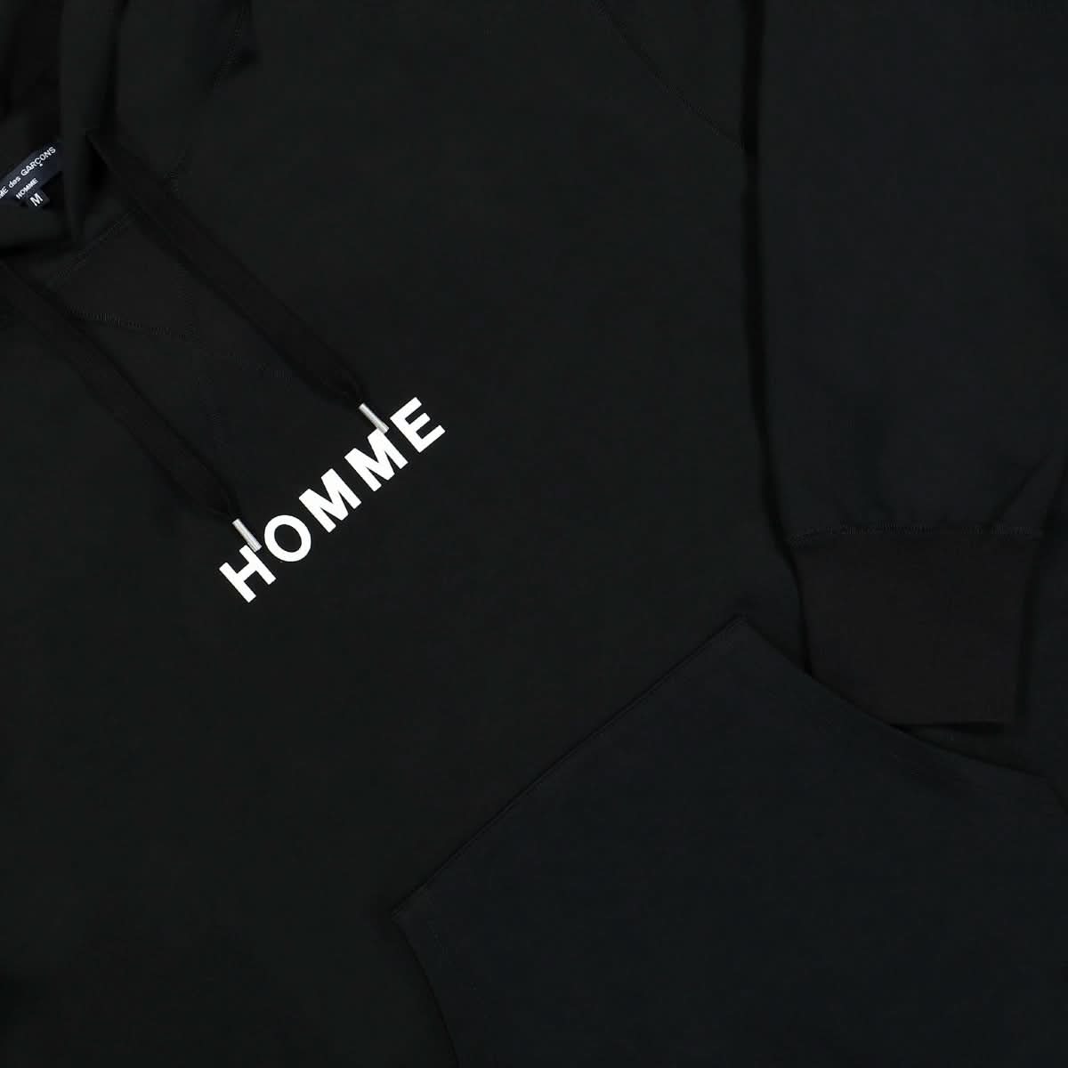 Comme des Garçons Homme Hoodie Black Detail view 4 | Gate