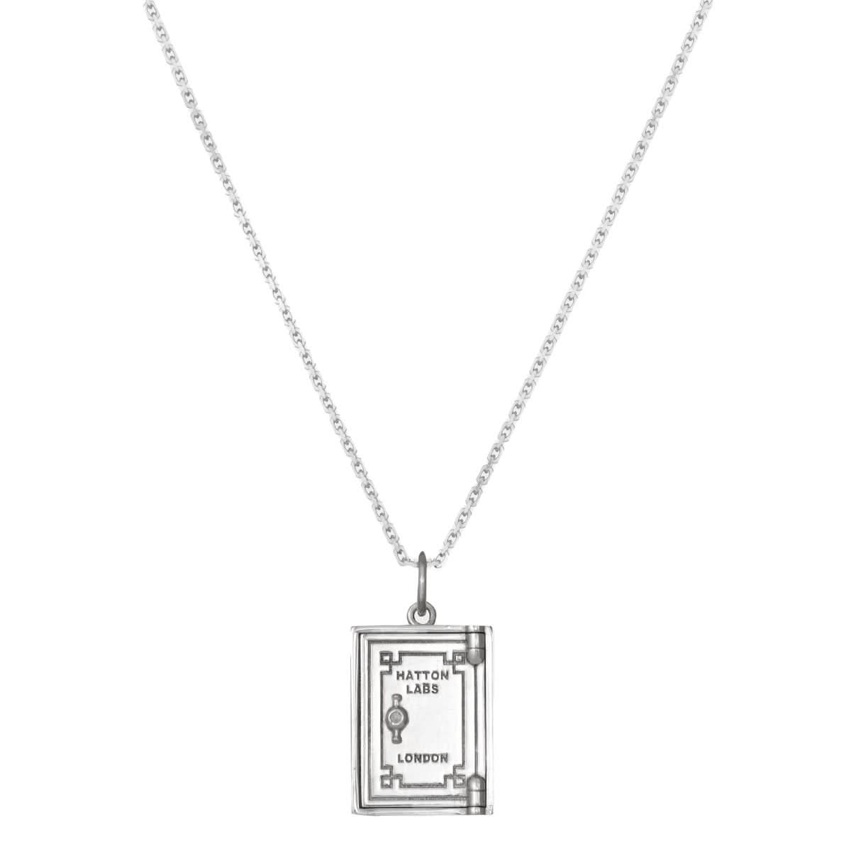 Hatton Labs Safe Pendant Silver Detail view 1 | Gate