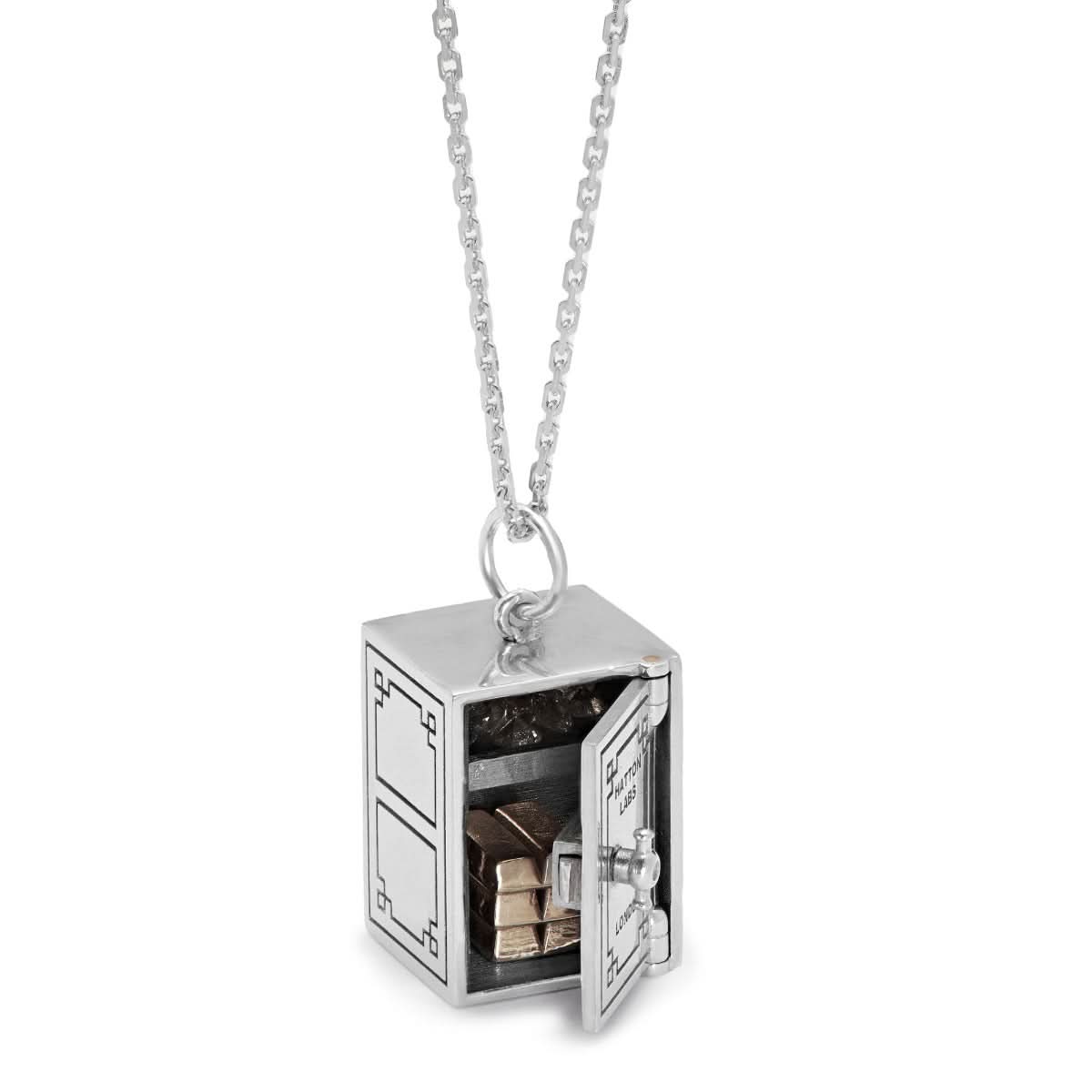 Hatton Labs Safe Pendant Silver Detail view 2 | Gate